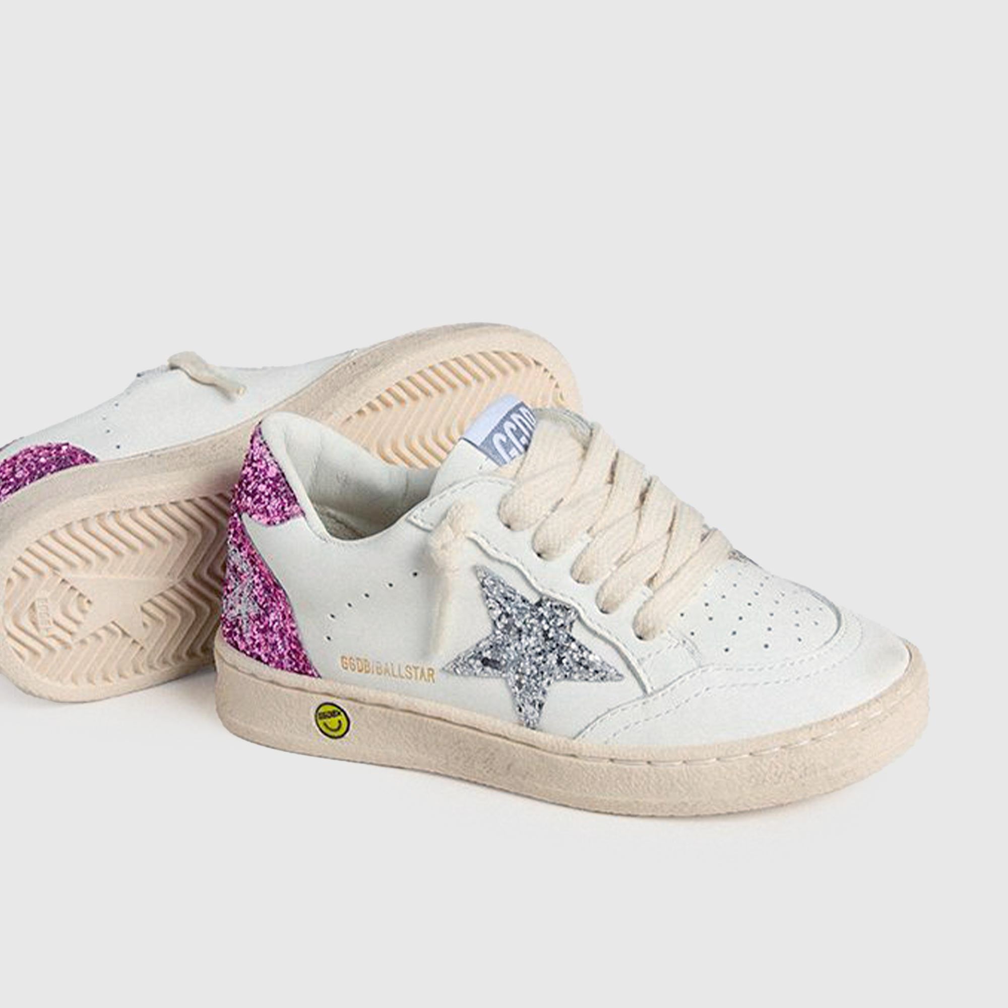 Sneakers BallStar Glitterate Firmate GOLDEN GOOSE - annameglio.com abbigliamento moda