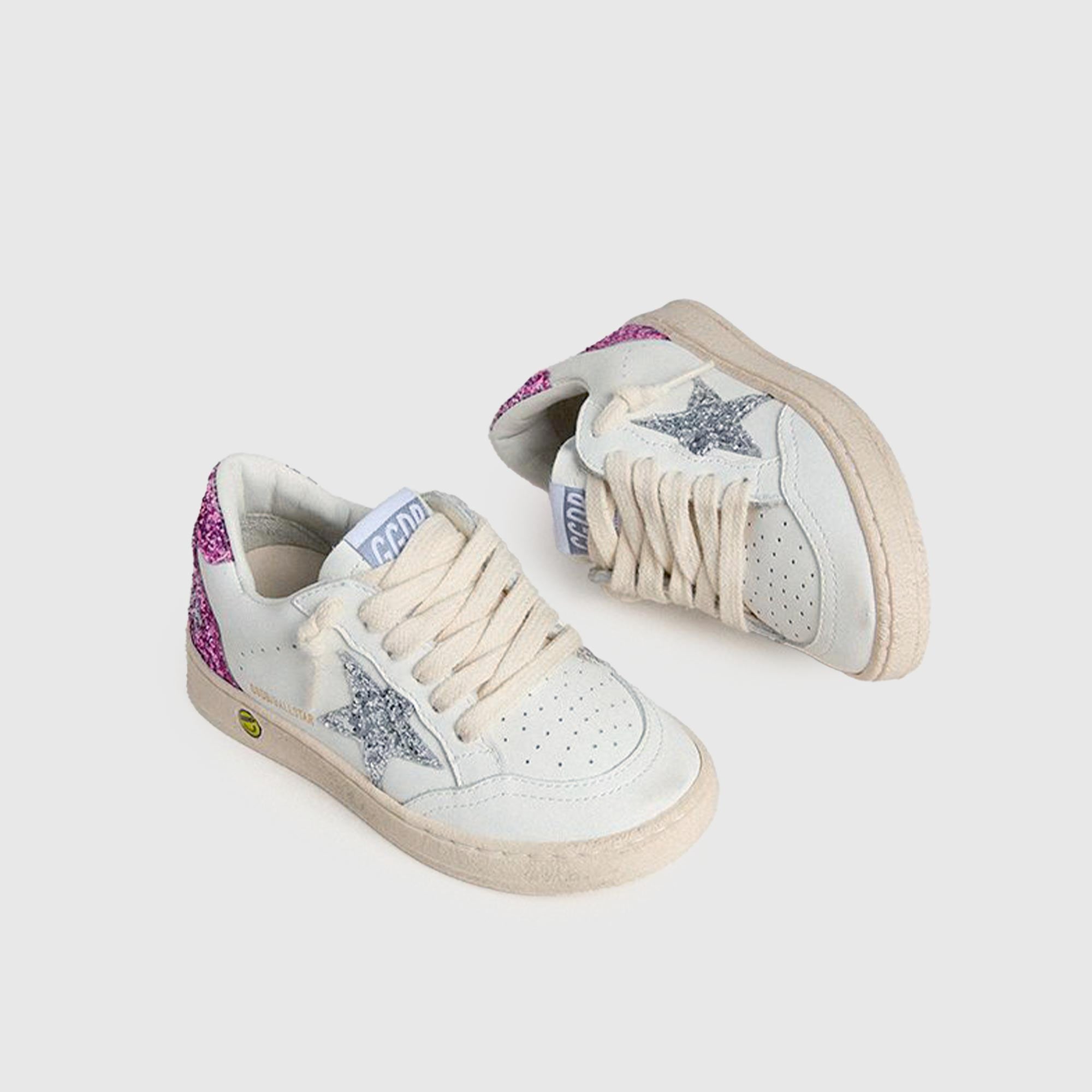 Sneakers BallStar Glitterate Firmate GOLDEN GOOSE - annameglio.com abbigliamento moda