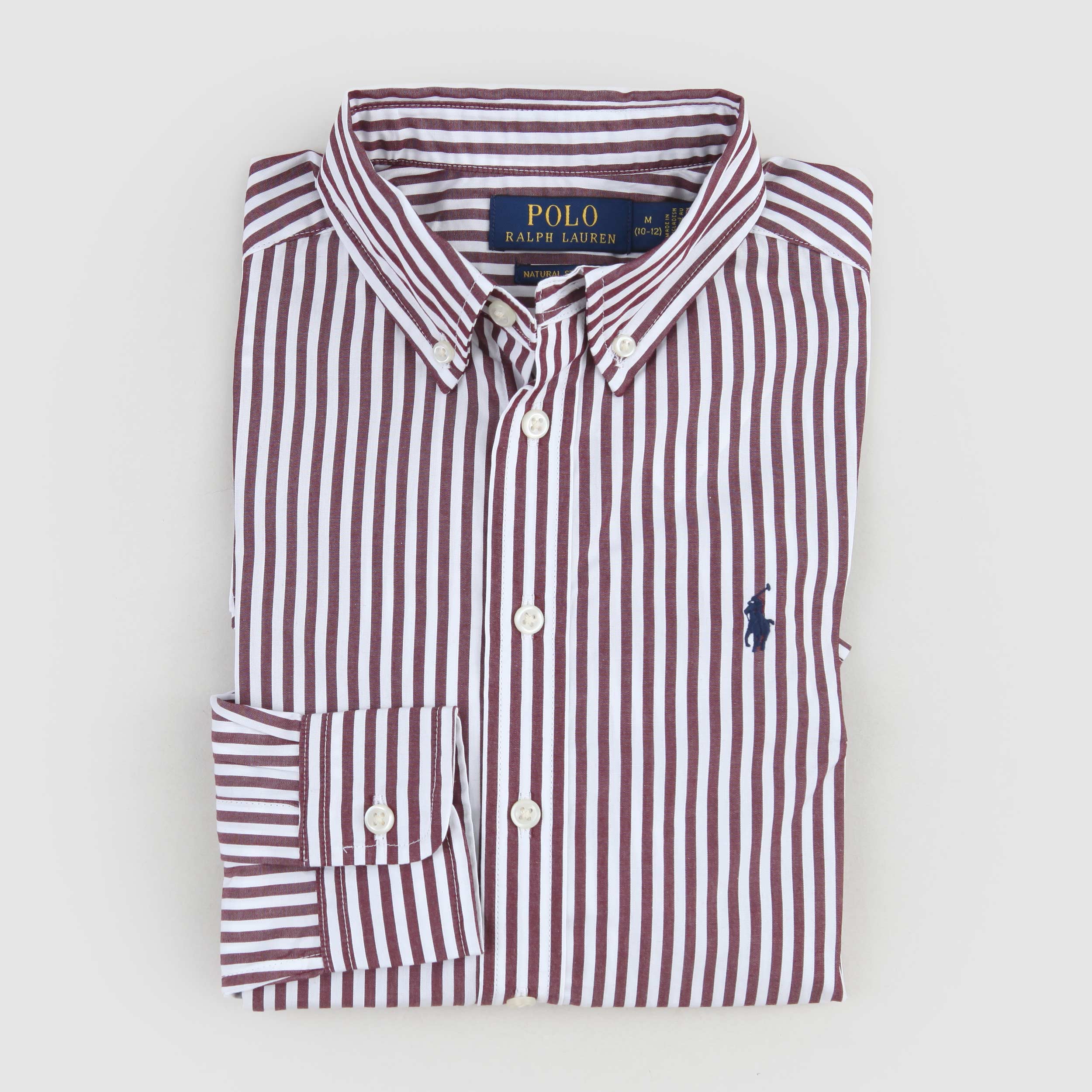 Ralph Lauren White Striped Shirt