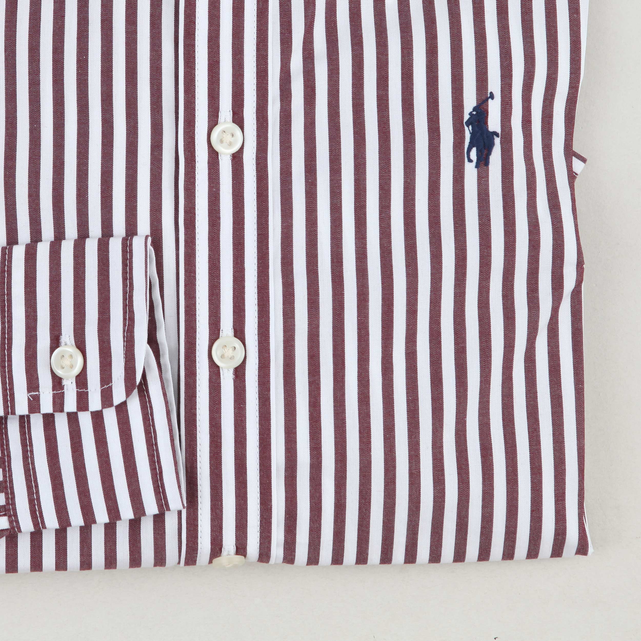 Ralph Lauren White Striped Shirt
