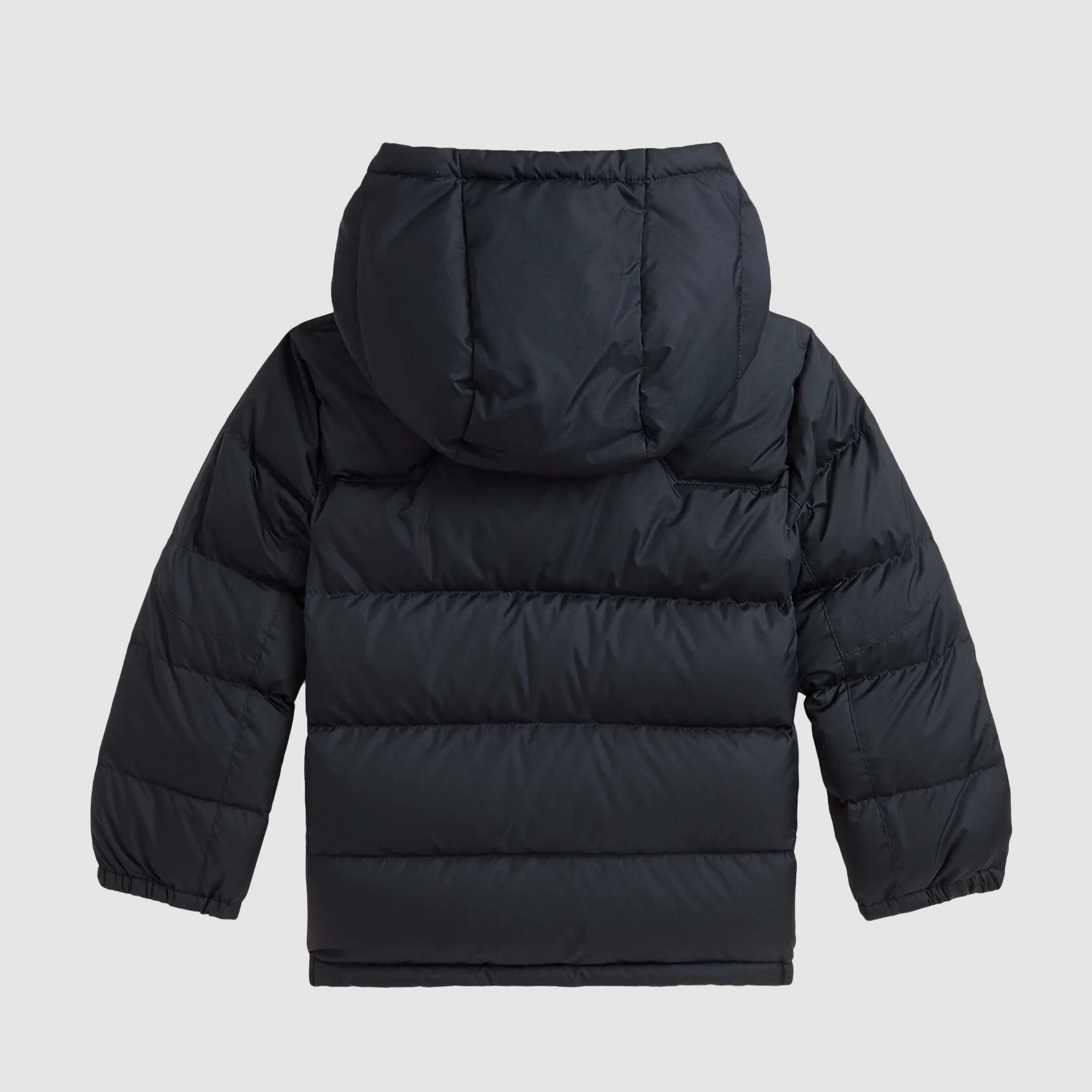 Piumino Nero Con Logo Rosso Firmato RALPH LAUREN - annameglio.com abbigliamento moda