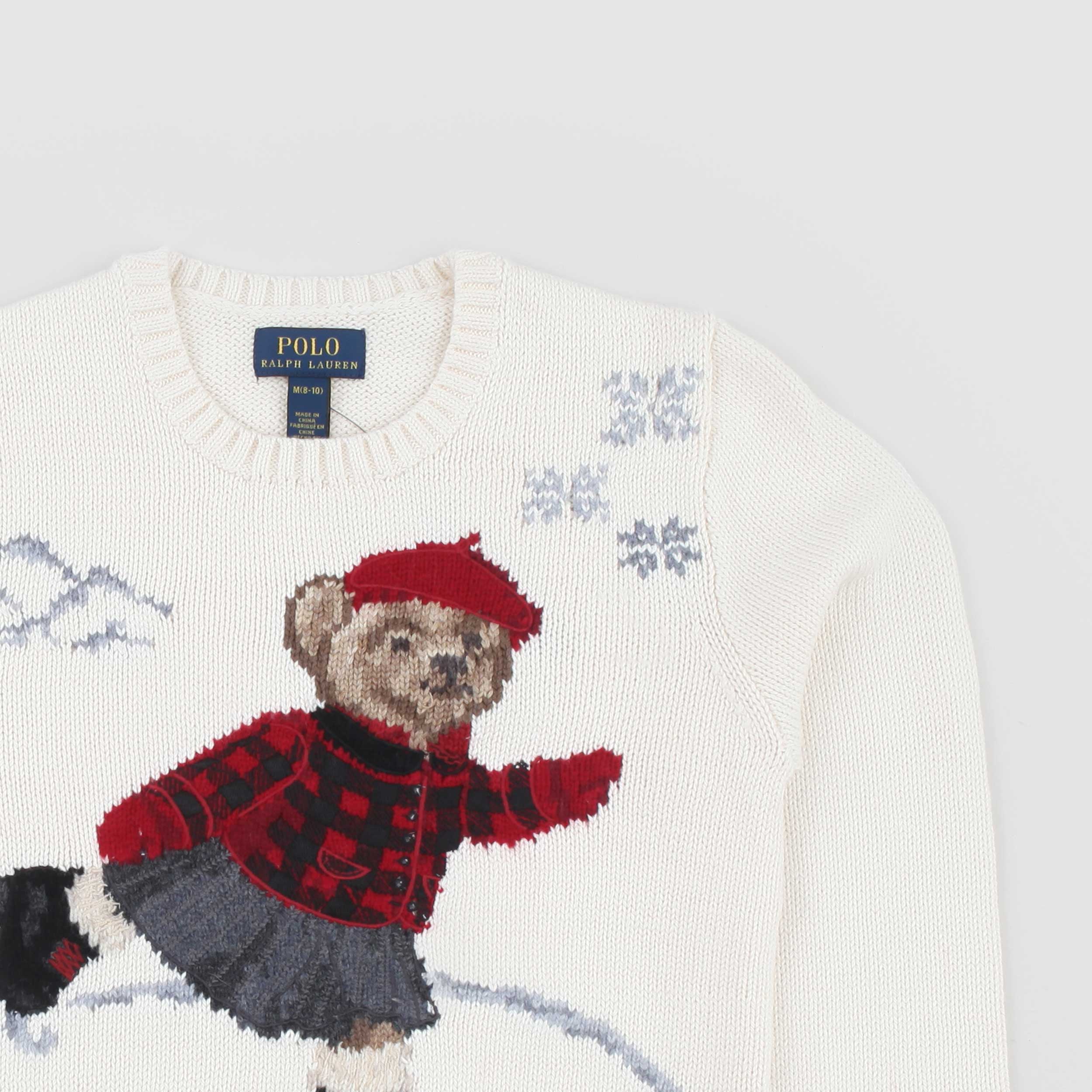 Pullover Beige Con Stampa Firmato RALPH LAUREN - annameglio.com abbigliamento moda