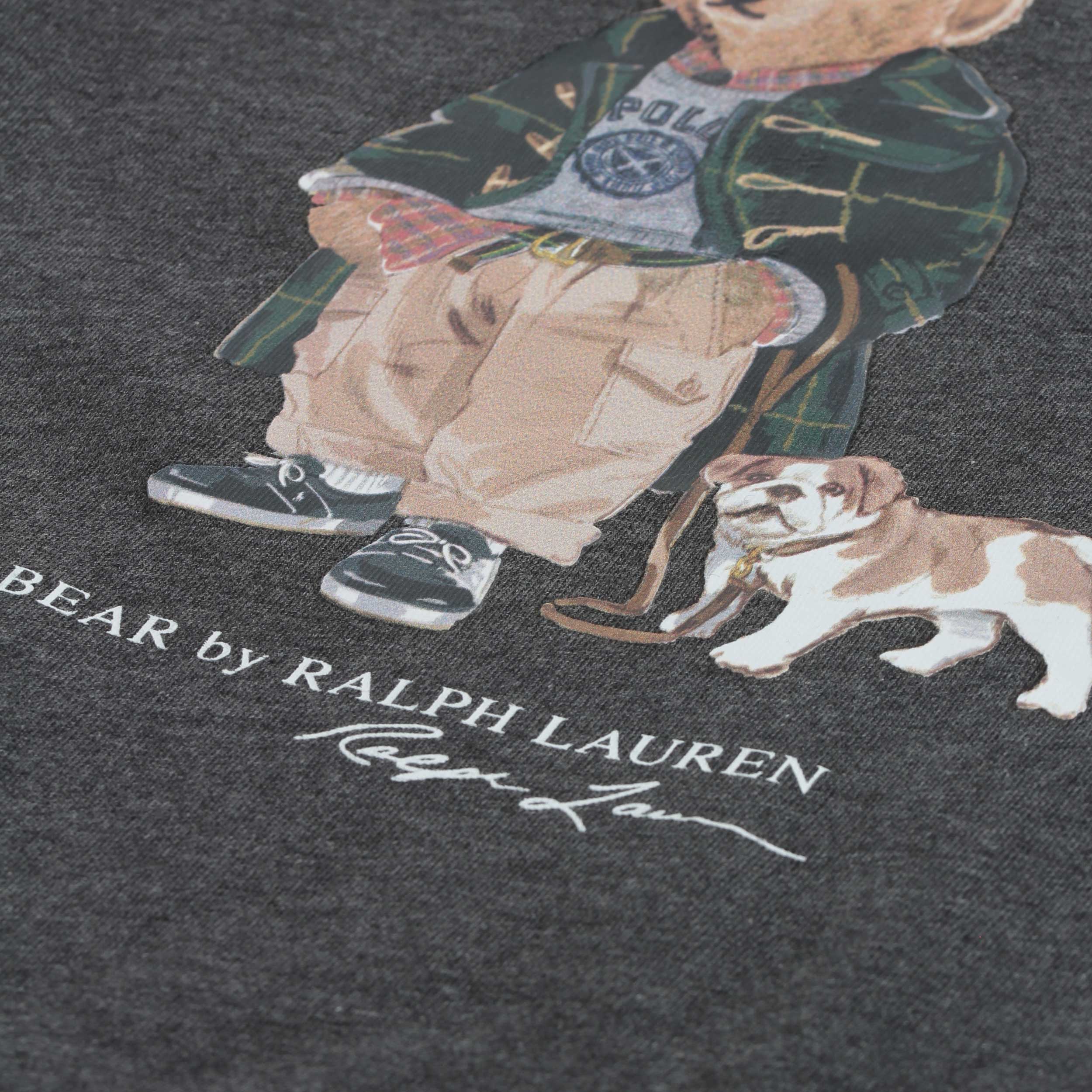 Felpa Grigia Con Stampa Firmata RALPH LAUREN - annameglio.com abbigliamento moda