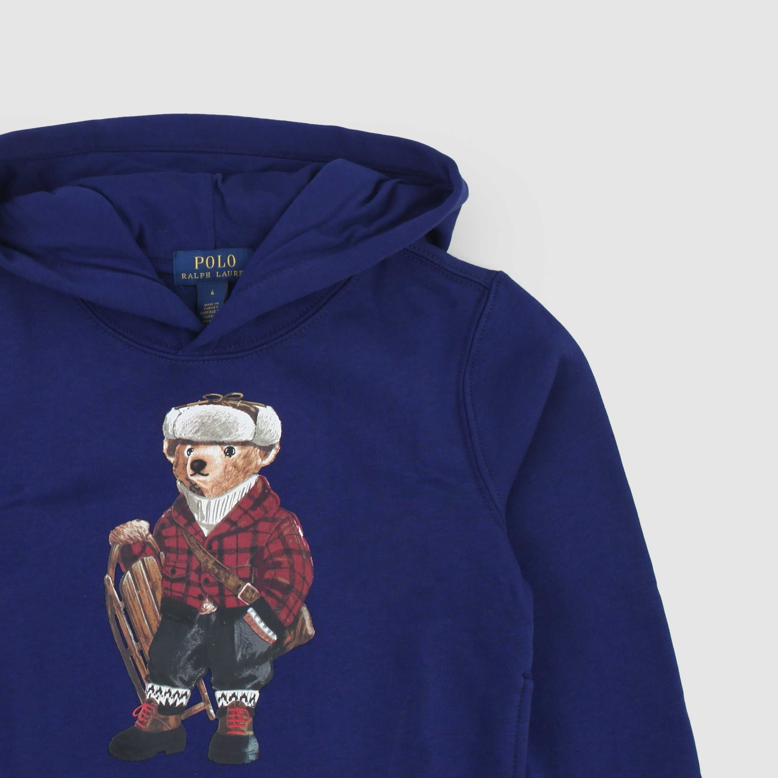 Felpa Con Cappuccio E Stampa Firmata RALPH LAUREN - annameglio.com abbigliamento moda