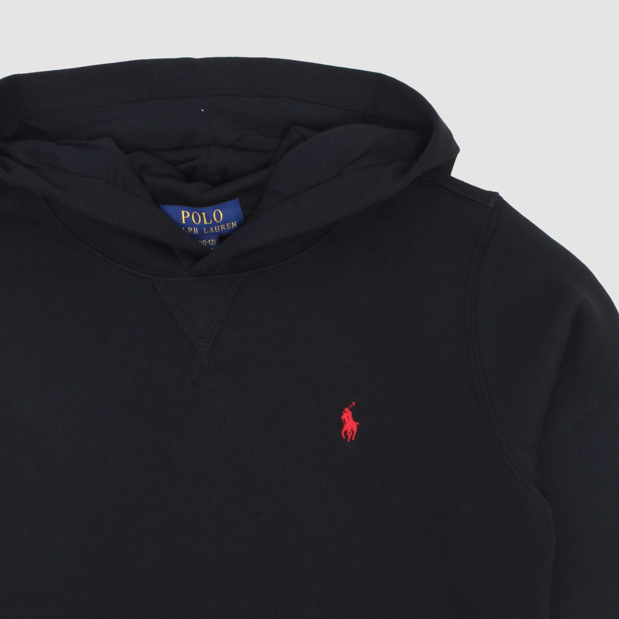 Felpa Nera Logo Rosso Firmata RALPH LAUREN - annameglio.com abbigliamento moda