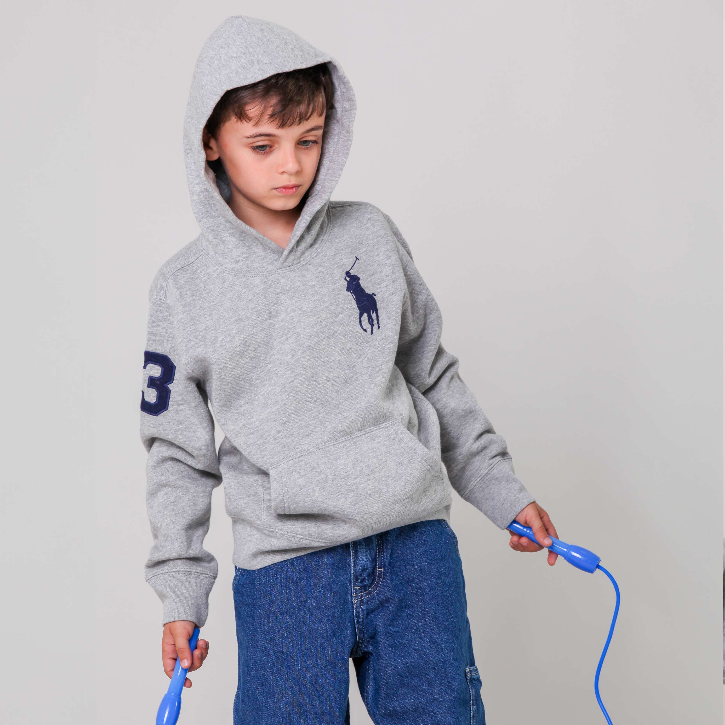 Felpa Grigia Con Cavallino Firmata RALPH LAUREN - annameglio.com abbigliamento moda