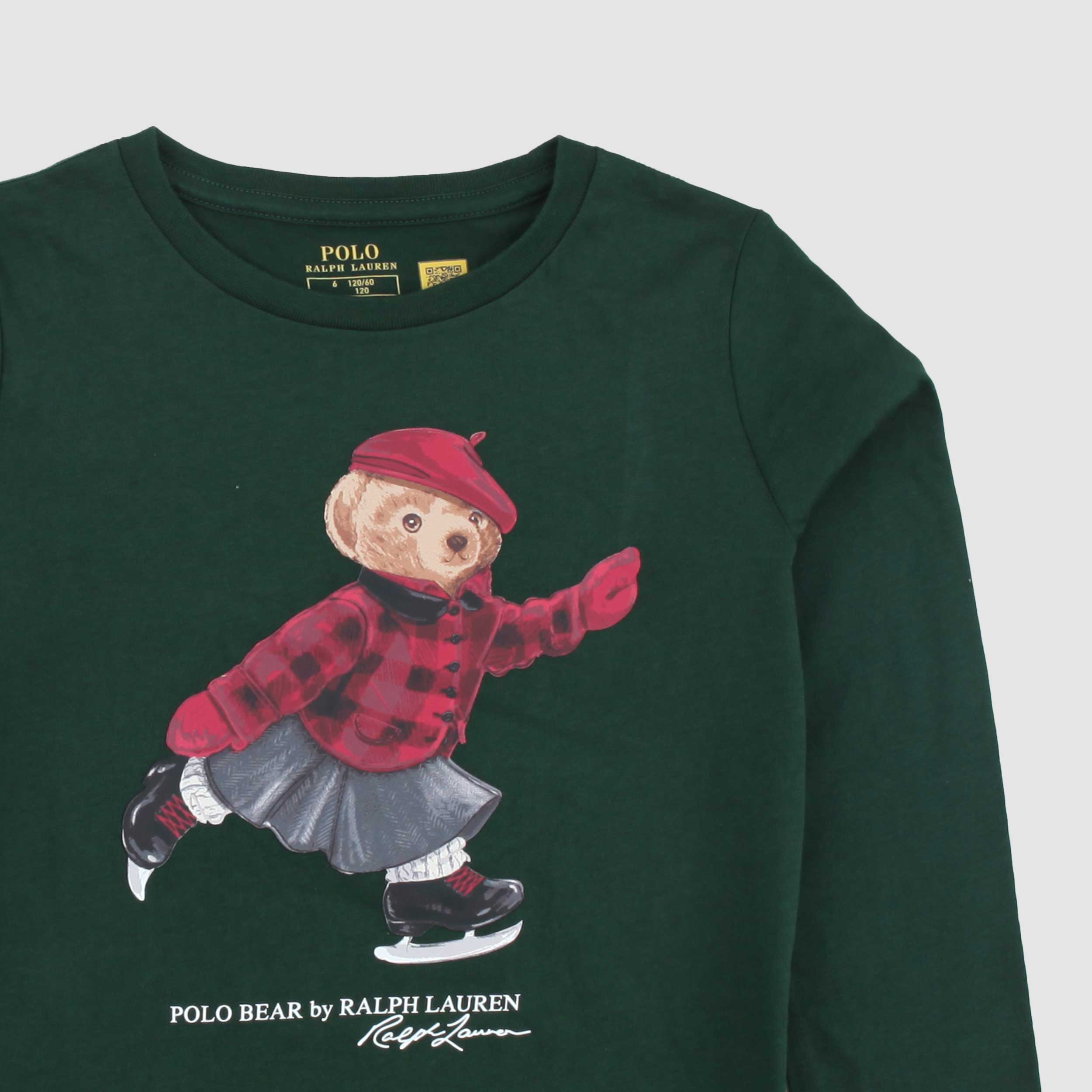 T-shirt Verde Con Stampa Firmata RALPH LAUREN - annameglio.com abbigliamento moda