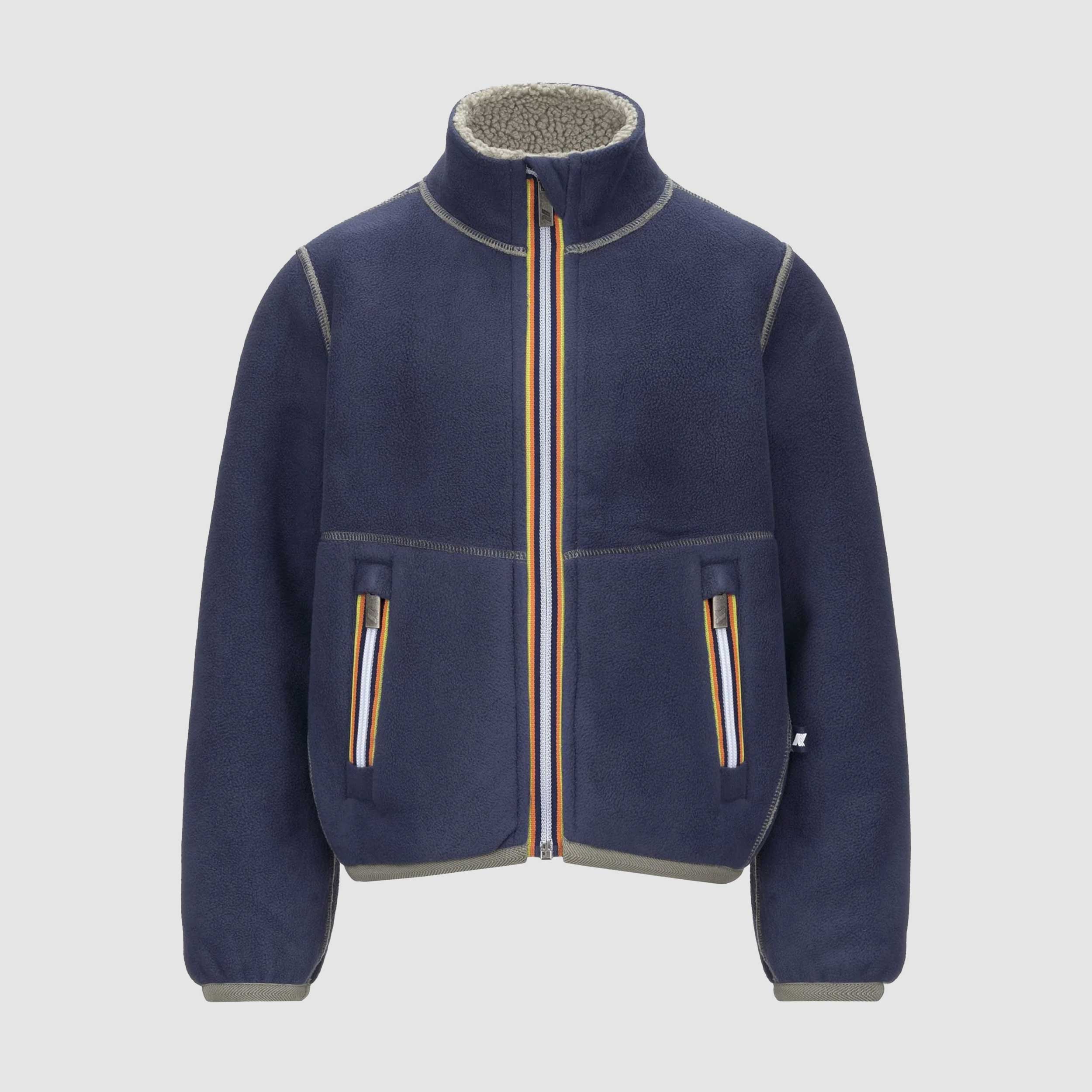 Giacca Reversibile P. Pascal In Sherpa By K-WAY - annameglio.com abbigliamento moda