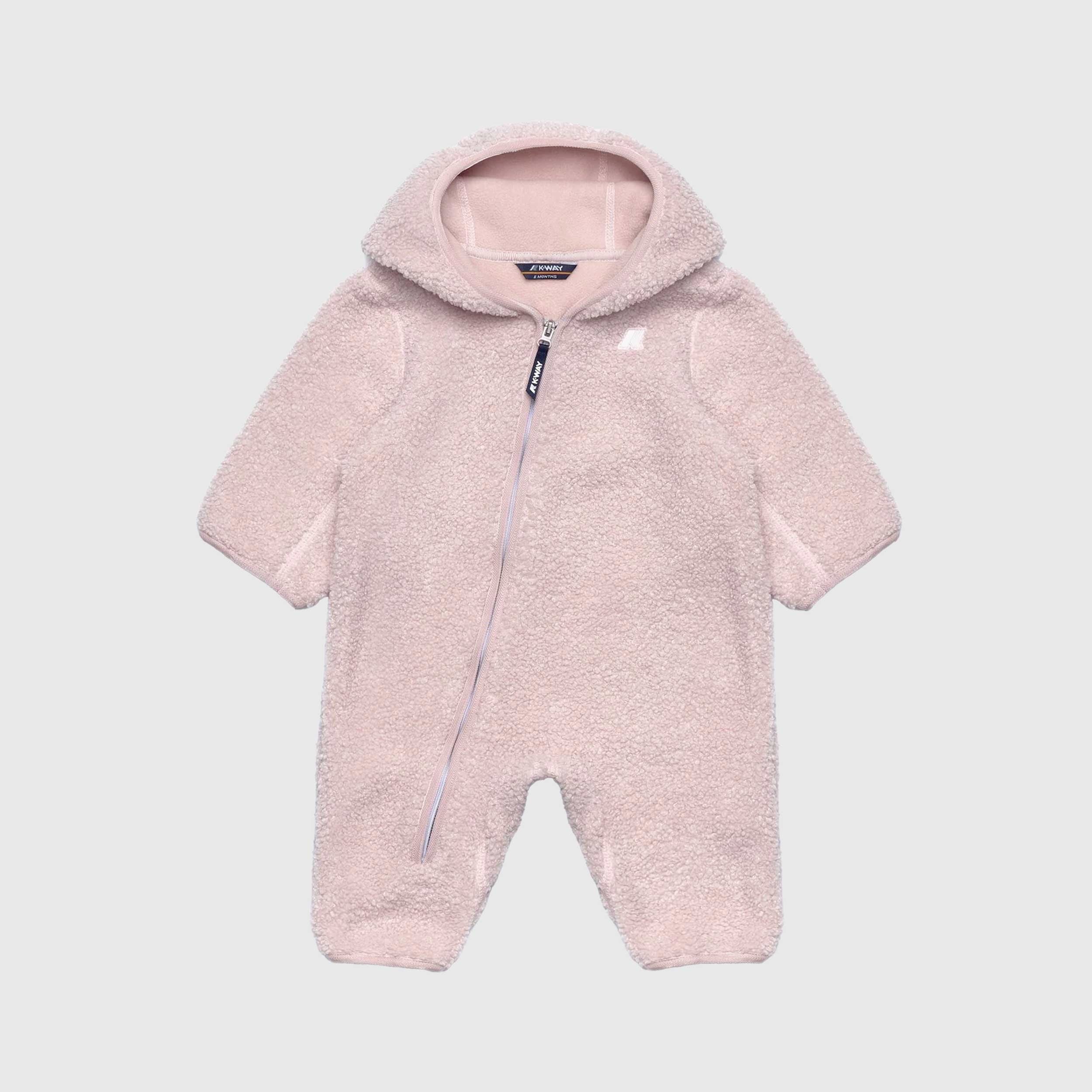 Tutina In Pile Rosa E. Jannette Firmata K-WAY - annameglio.com abbigliamento moda