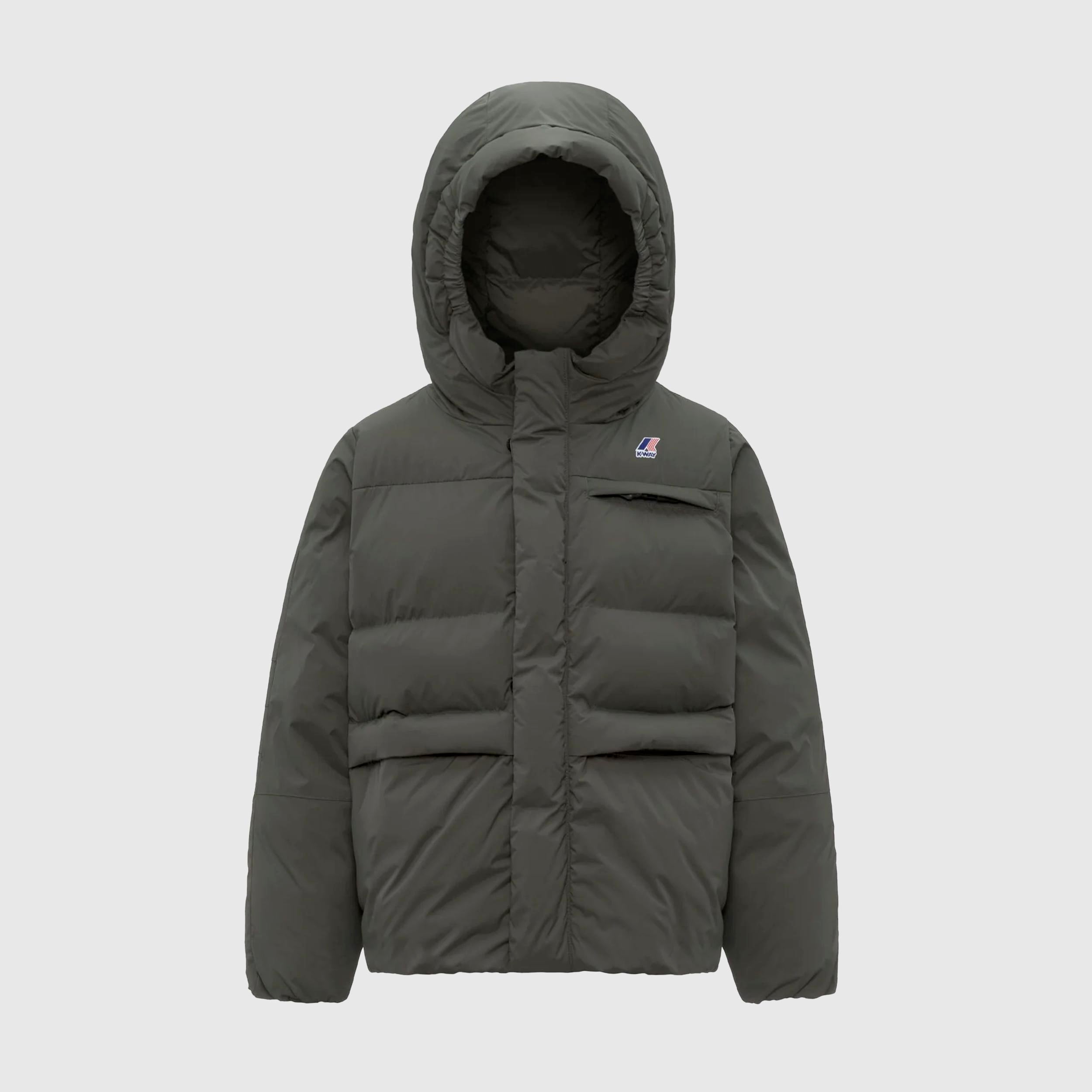 Giacca Verde P. Le Vrai 4.0 Aurele Firmata K-WAY - annameglio.com abbigliamento moda