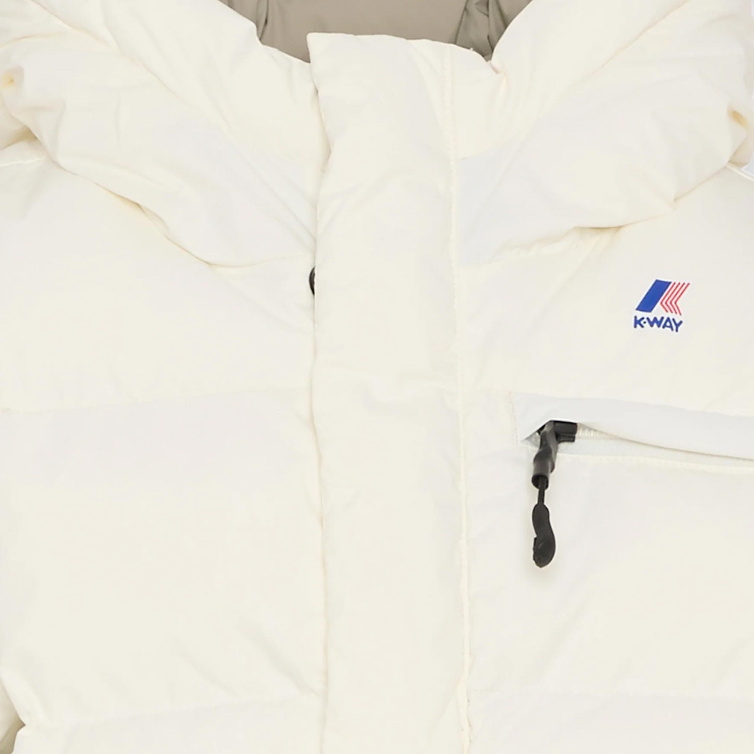 Piumino Bianco Le Vrai 4.0 Aurele Firmato K-WAY - annameglio.com abbigliamento moda