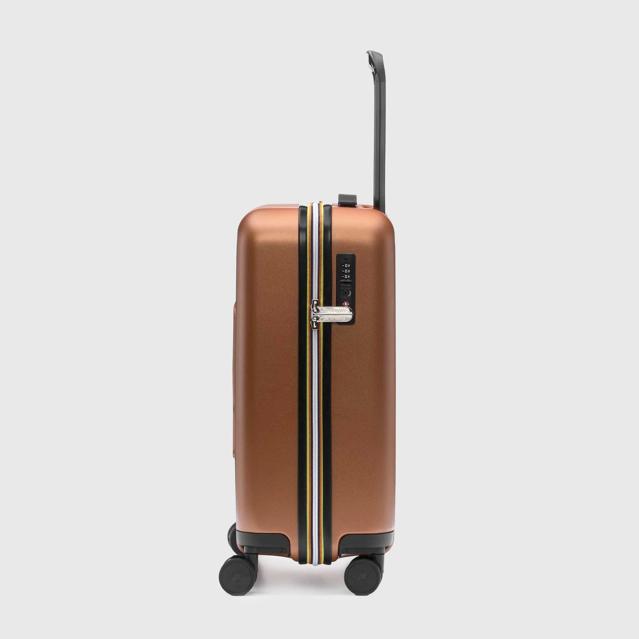 Valigia Trolley Arancione Eudoxie Firmata K-WAY - annameglio.com abbigliamento moda