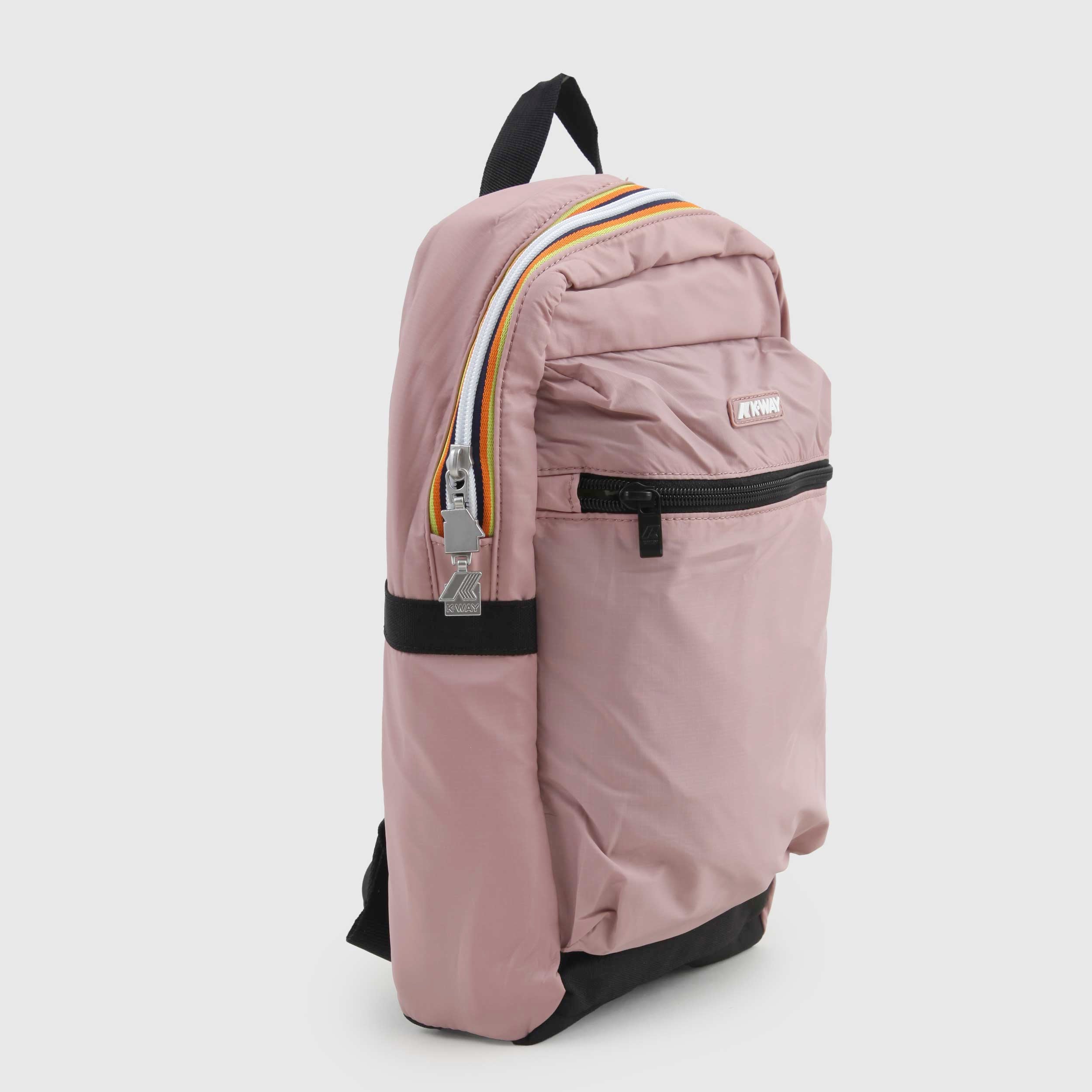 Zaino Small Laon Rosa Firmato K-WAY - annameglio.com abbigliamento moda
