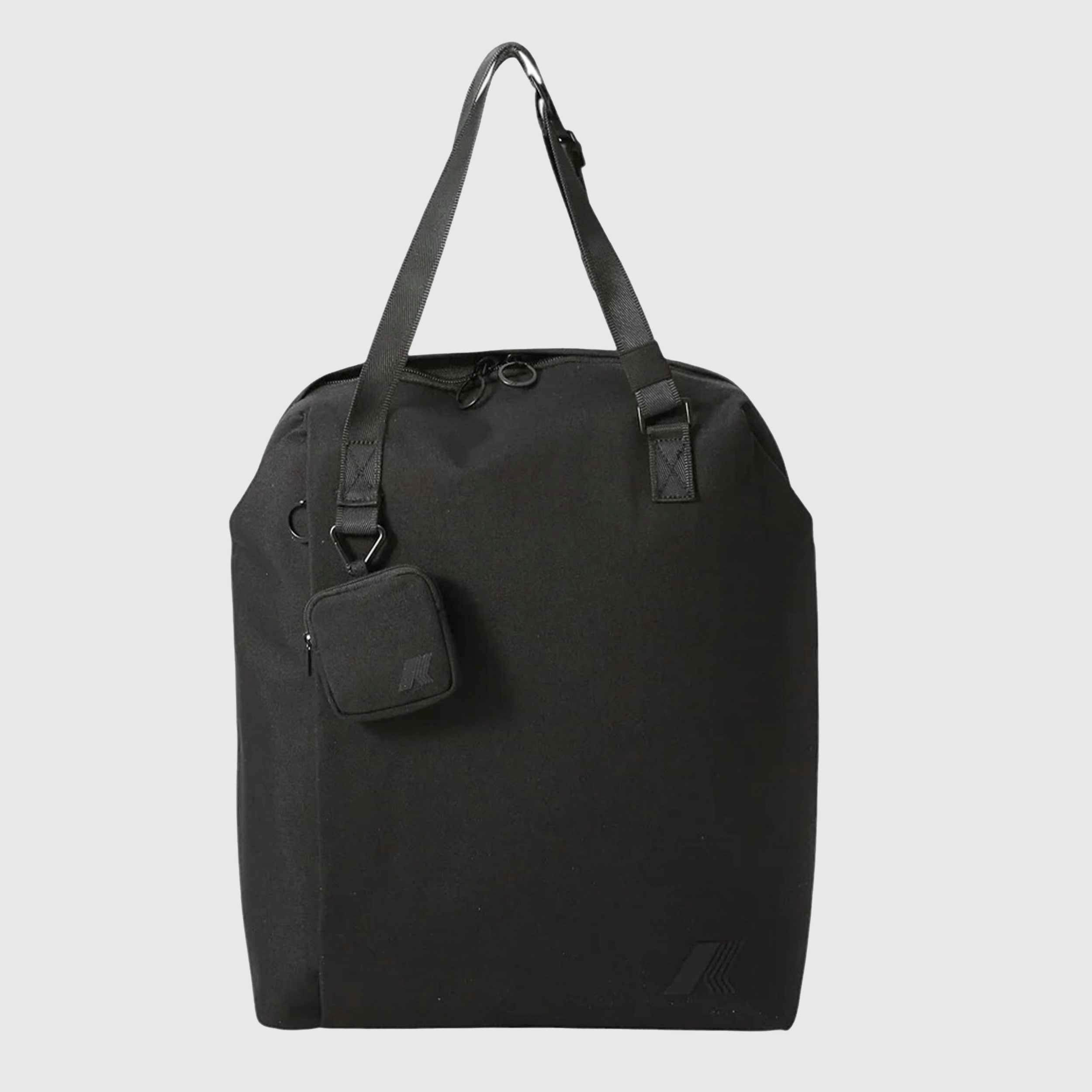 Borsa Da Viaggio Nera NAHEL Firmata K-WAY - annameglio.com abbigliamento moda
