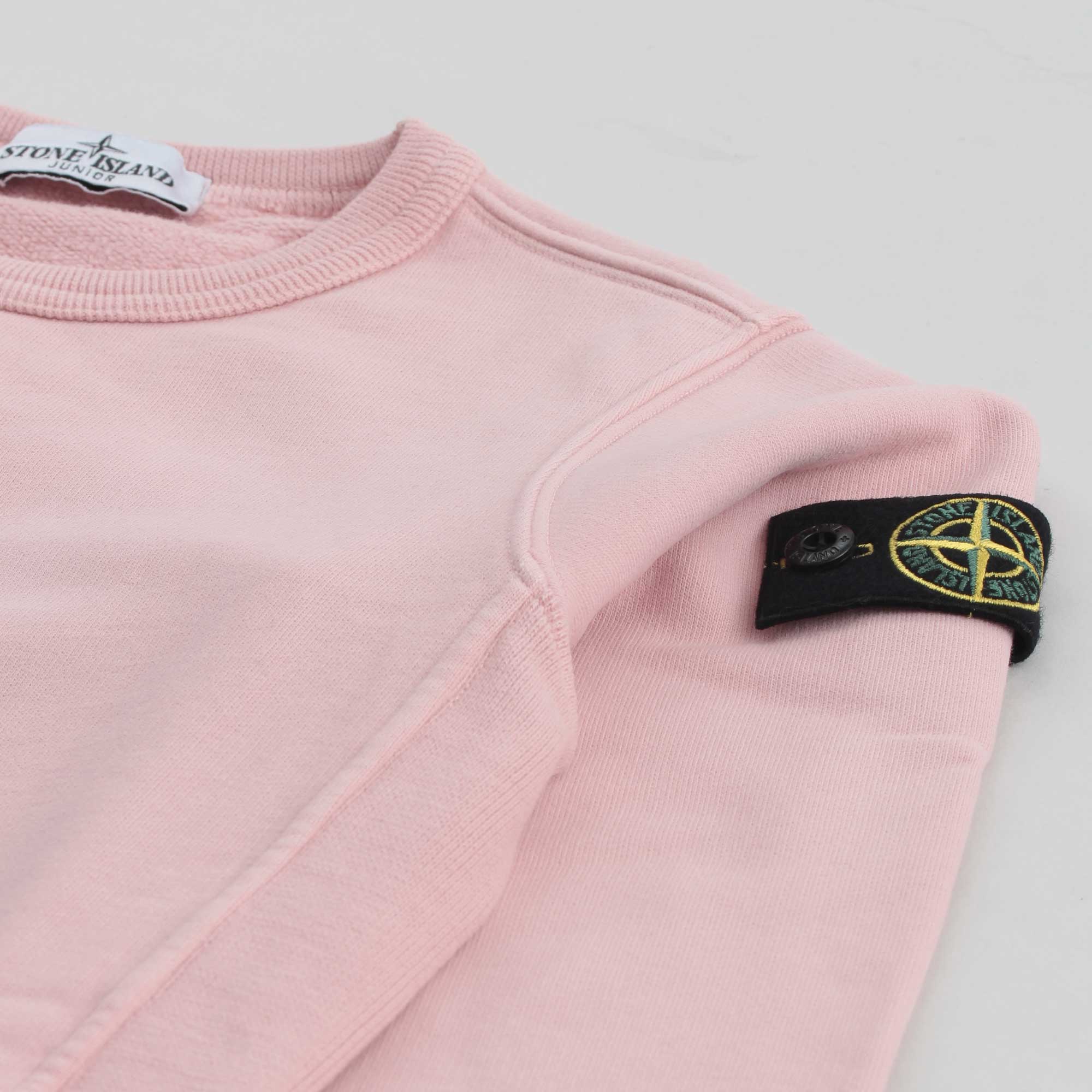 Felpa Rosa Con Targhetta Firmata STONE ISLAND - annameglio.com abbigliamento moda