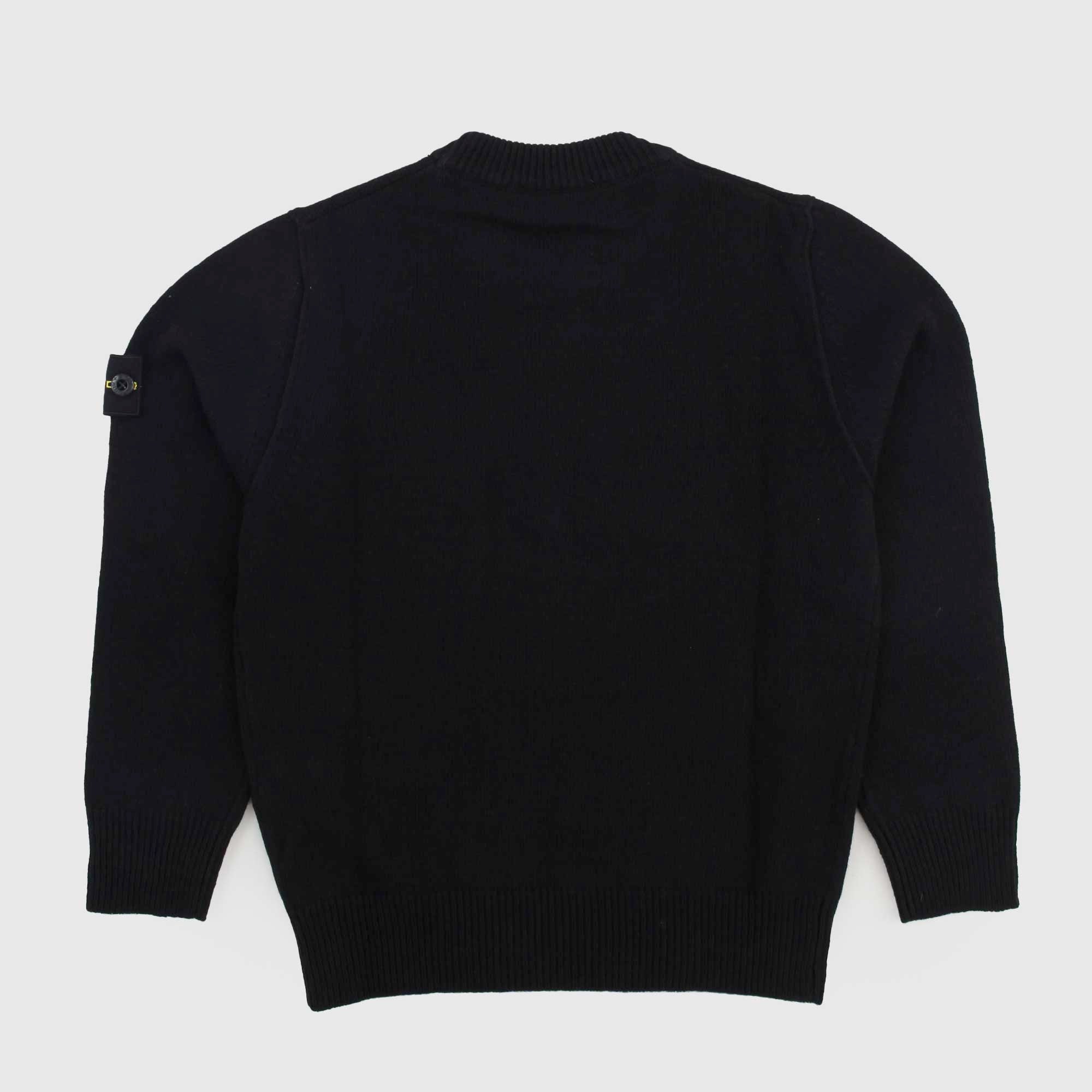 Maglioncino Nero Con Logo Firmato STONE ISLAND - annameglio.com abbigliamento moda