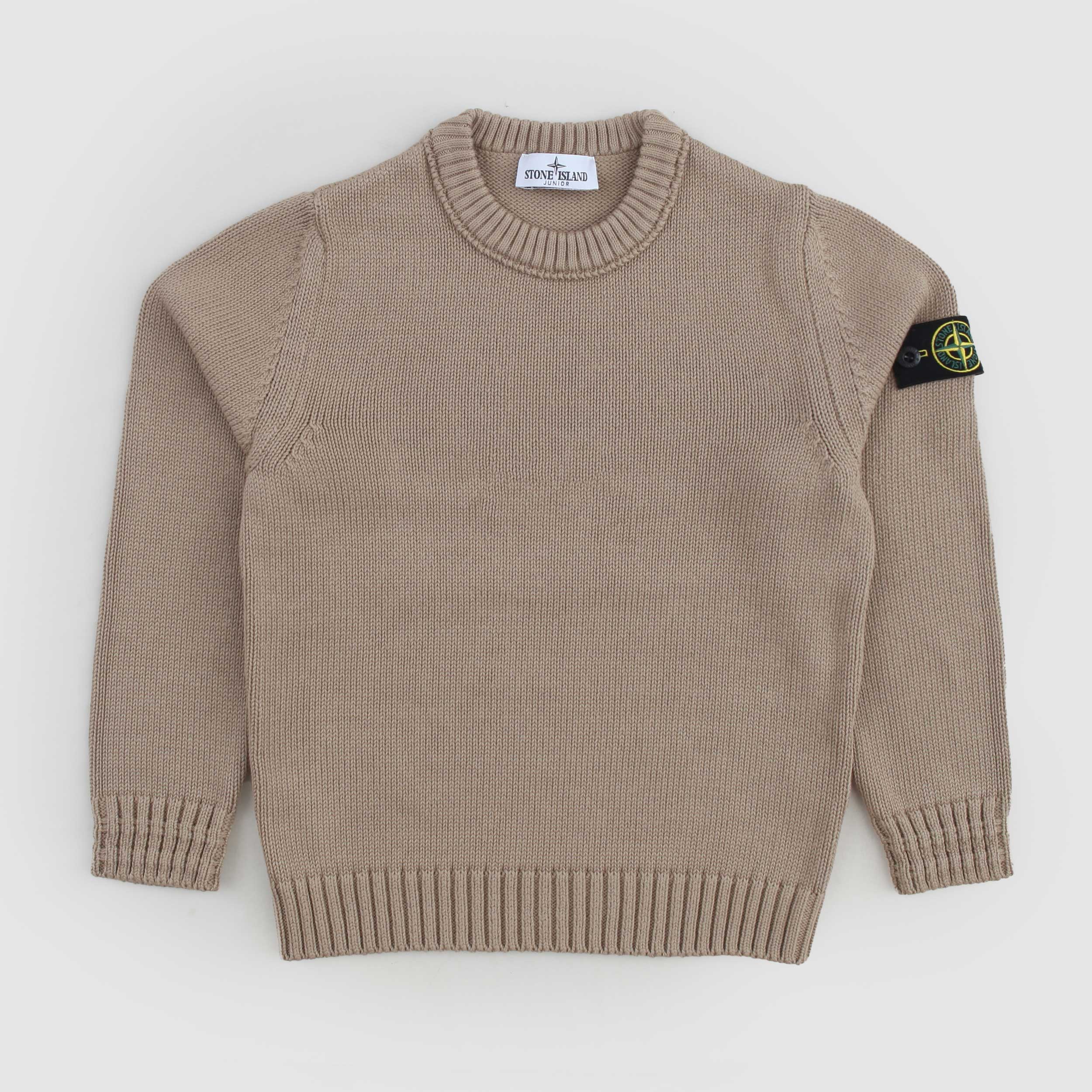 Felpa Marrone Con Targhetta Firmata STONE ISLAND - annameglio.com abbigliamento moda