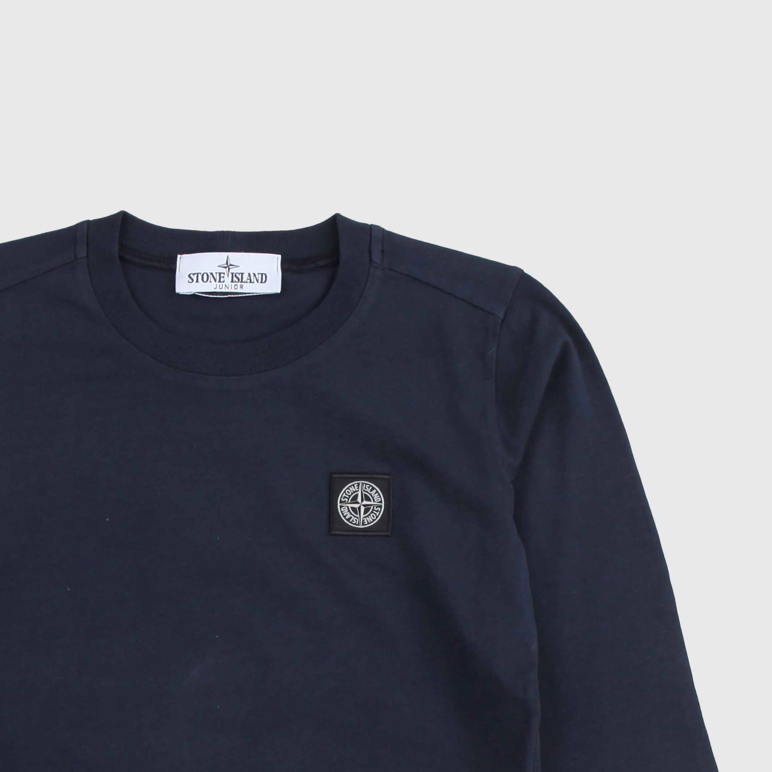 Felpa Blu Iconica Firmata STONE ISLAND - annameglio.com abbigliamento moda