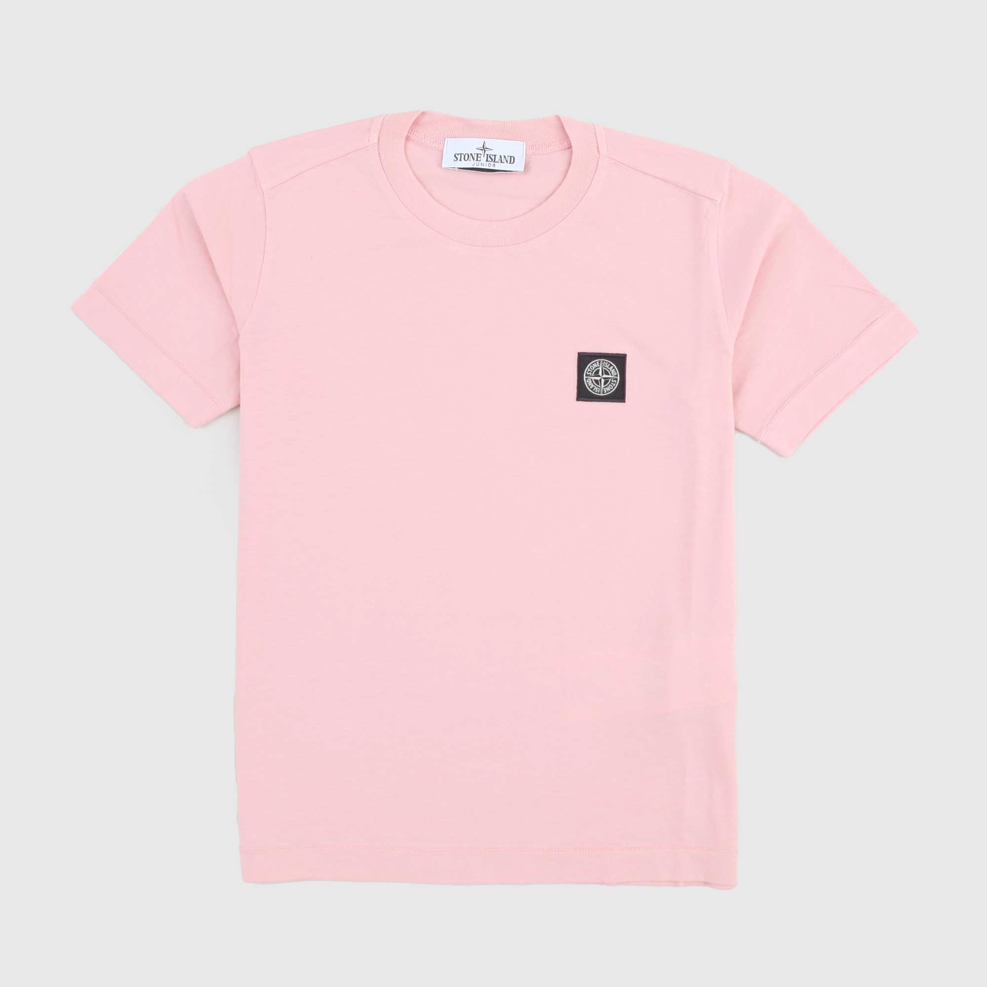 T-shirt Rosa Con Logo Compass Firmata STONE ISLAND - annameglio.com abbigliamento moda