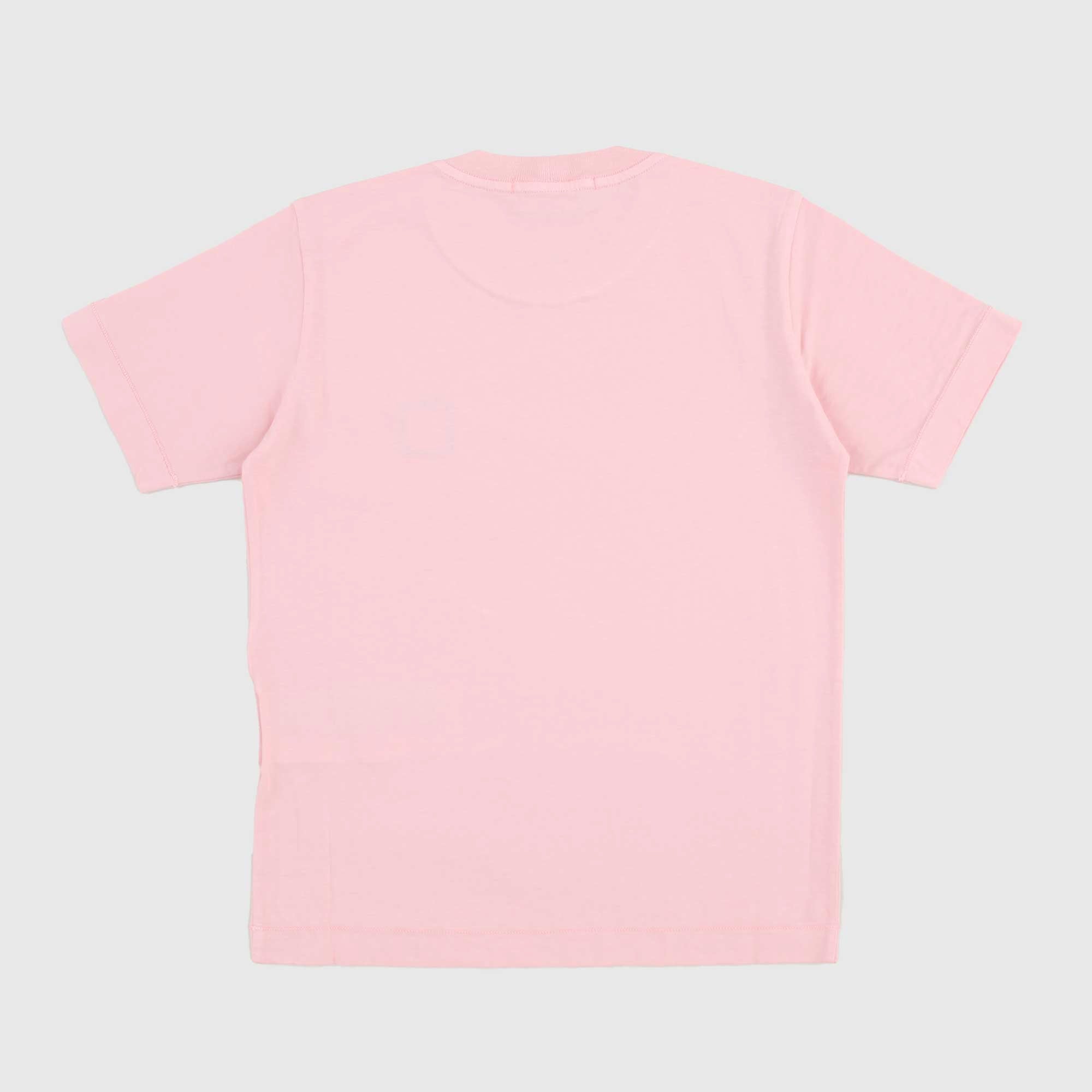 T-shirt Rosa Con Logo Compass Firmata STONE ISLAND - annameglio.com abbigliamento moda