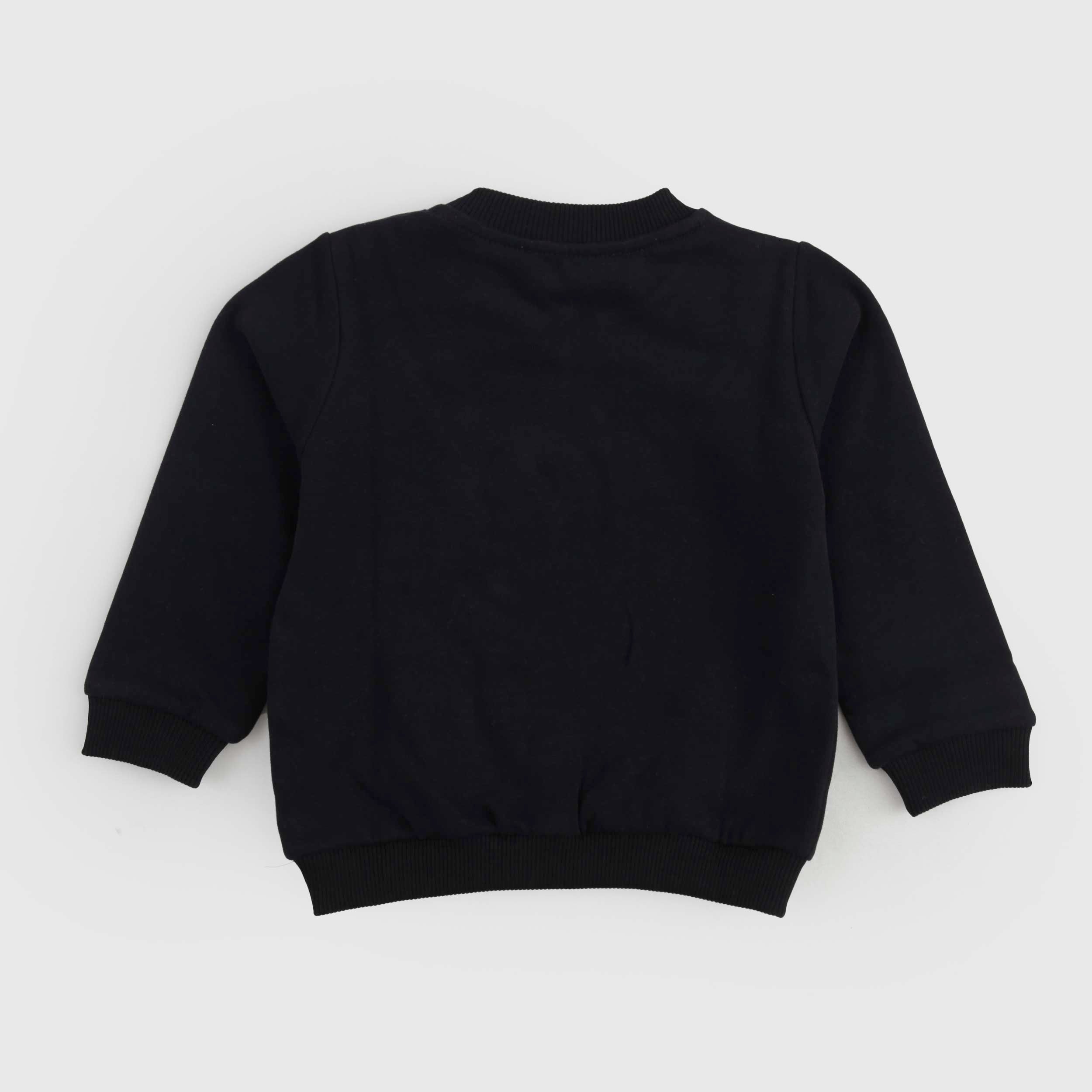 Felpa Nera Con Logo Colorato Firmata MOSCHINO - annameglio.com abbigliamento moda