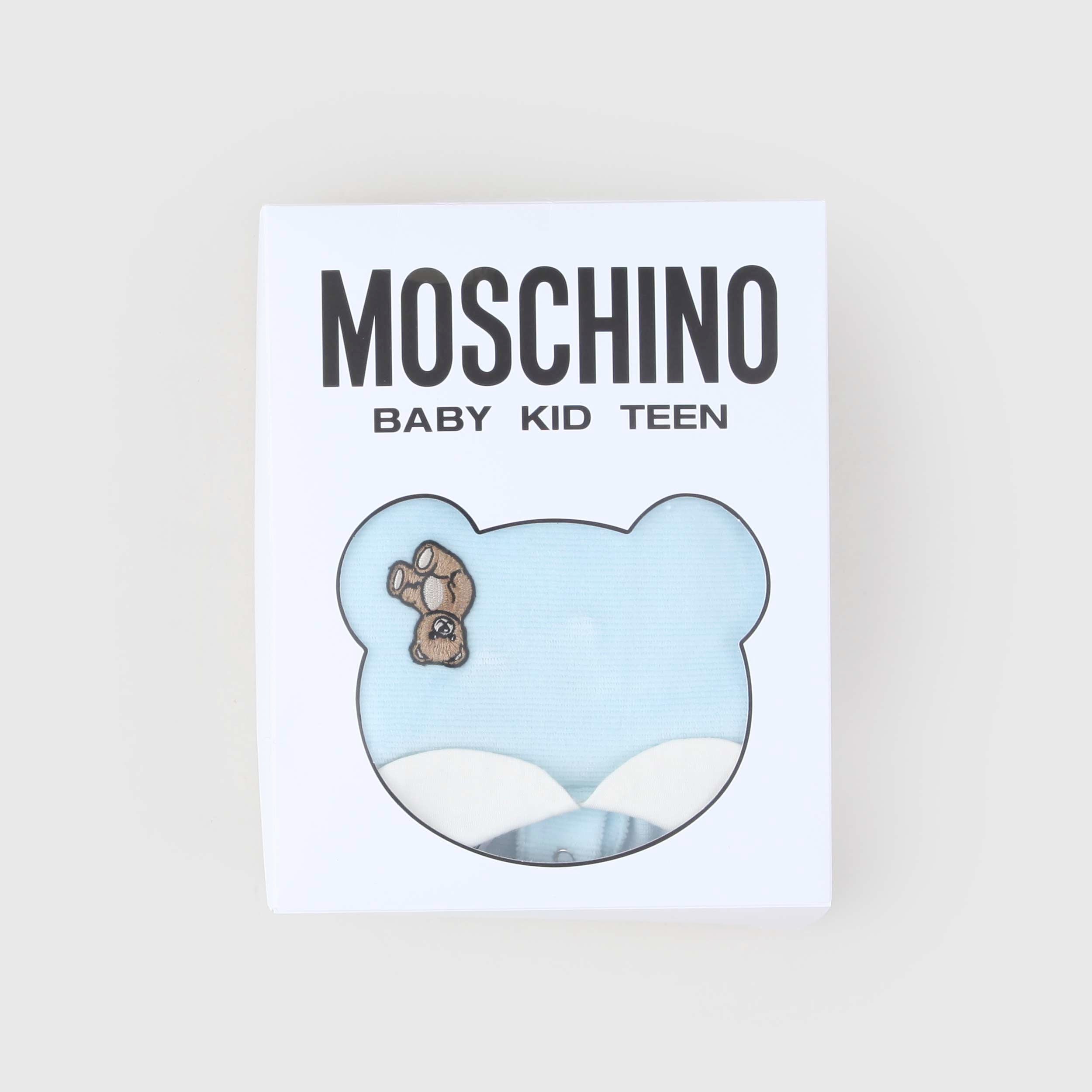 Tutina In Ciniglia Azzurra Firmata MOSCHINO - annameglio.com abbigliamento moda