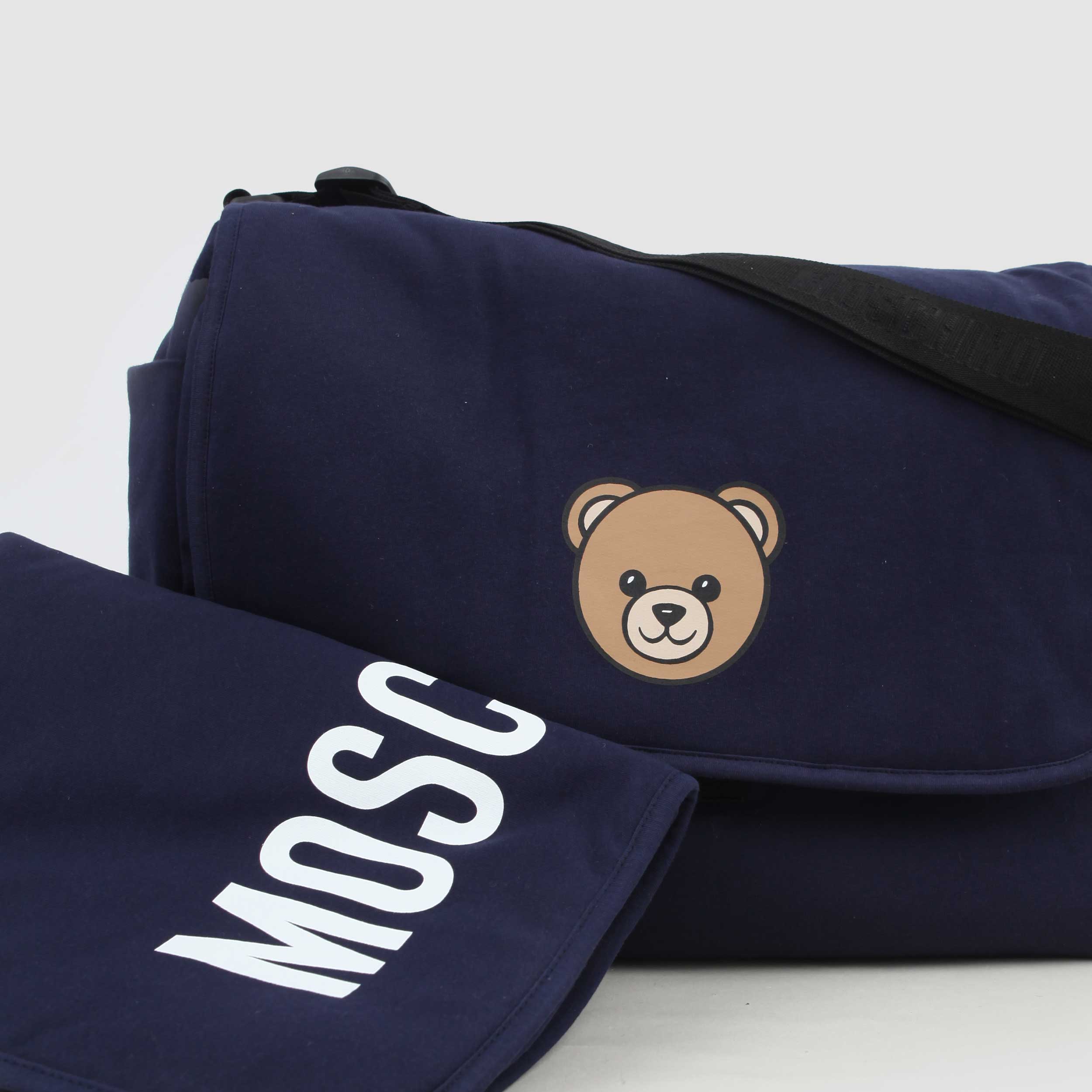 Borsa Mamma Blu Con Fasciatoio Firmata MOSCHINO - annameglio.com abbigliamento moda