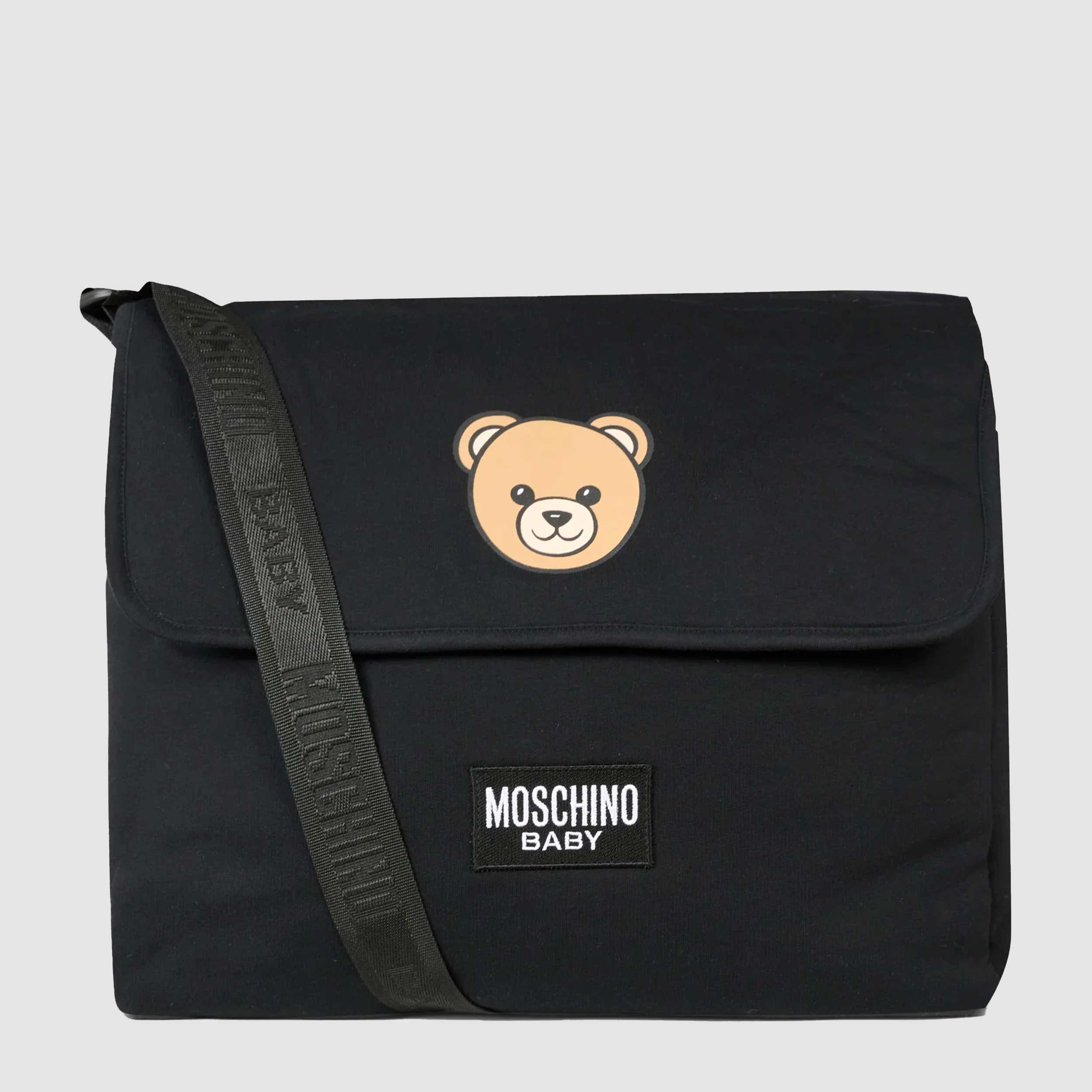 Borsa Mamma Nera Con Logo Firmata MOSCHINO - annameglio.com abbigliamento moda
