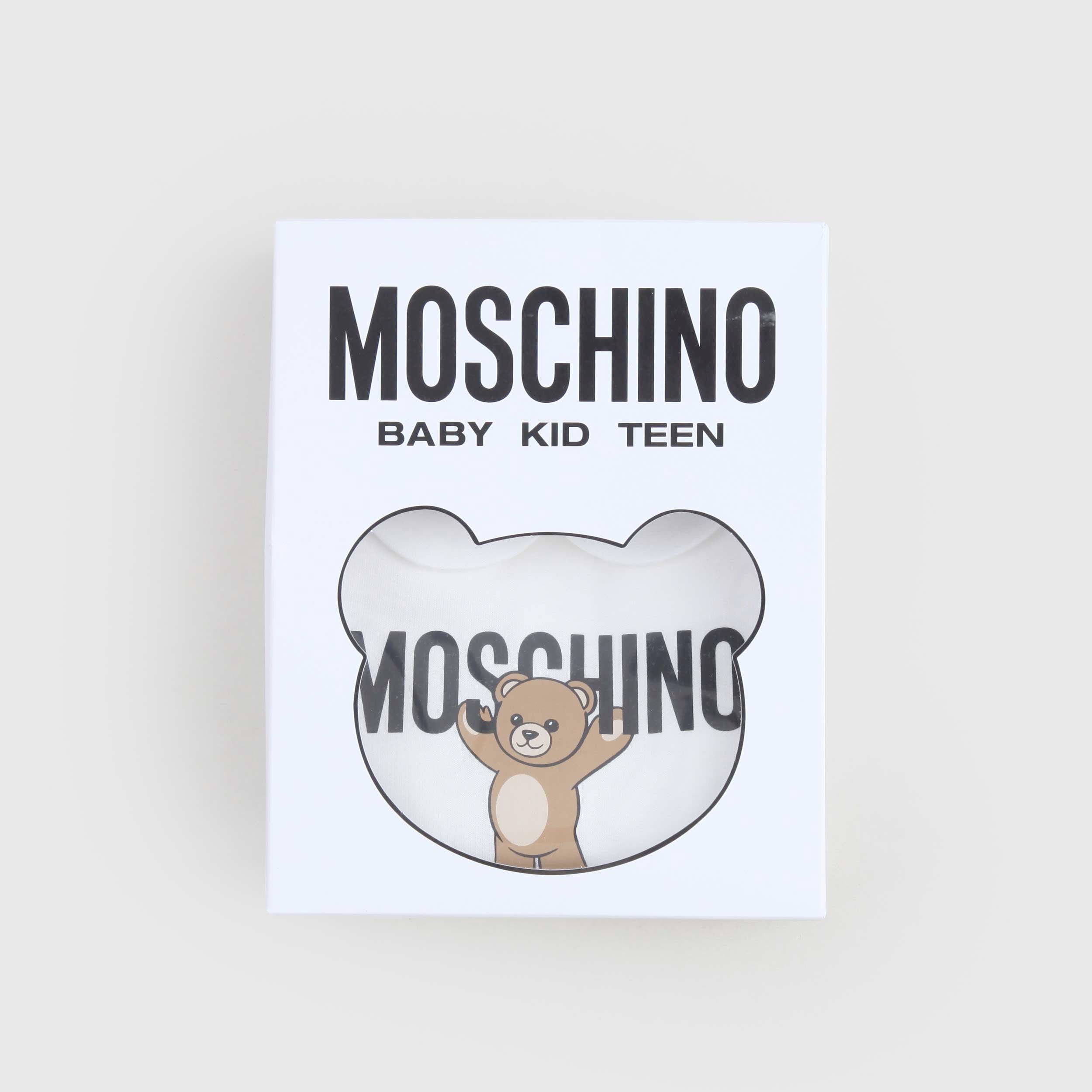 Tutina Bianca Manica Lunga Firmata MOSCHINO - annameglio.com abbigliamento moda