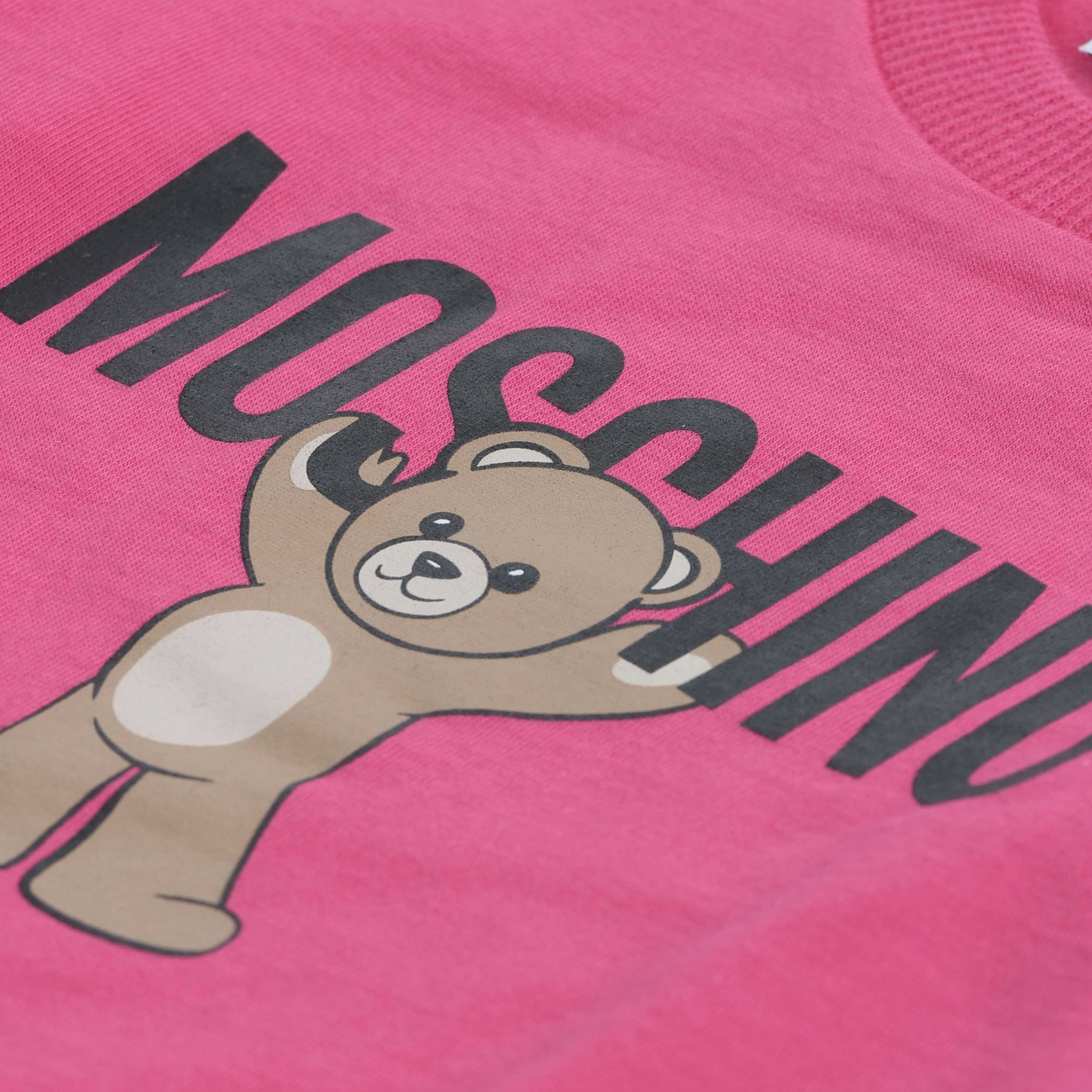 T-shirt Girocollo Manica Lunga Firmata MOSCHINO - annameglio.com abbigliamento moda