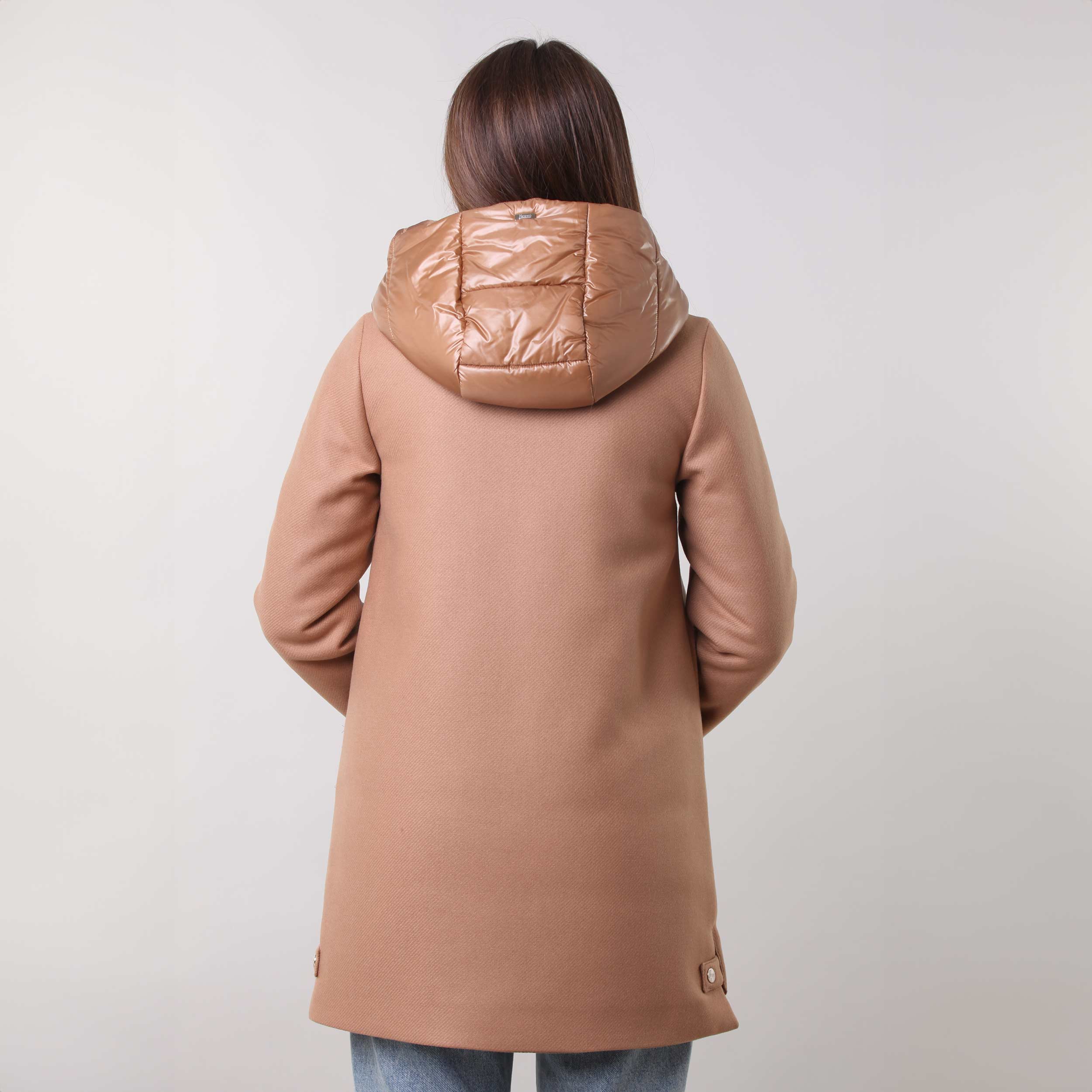 Cappotto Cammello Con Tasche Firmato HERNO - annameglio.com abbigliamento moda