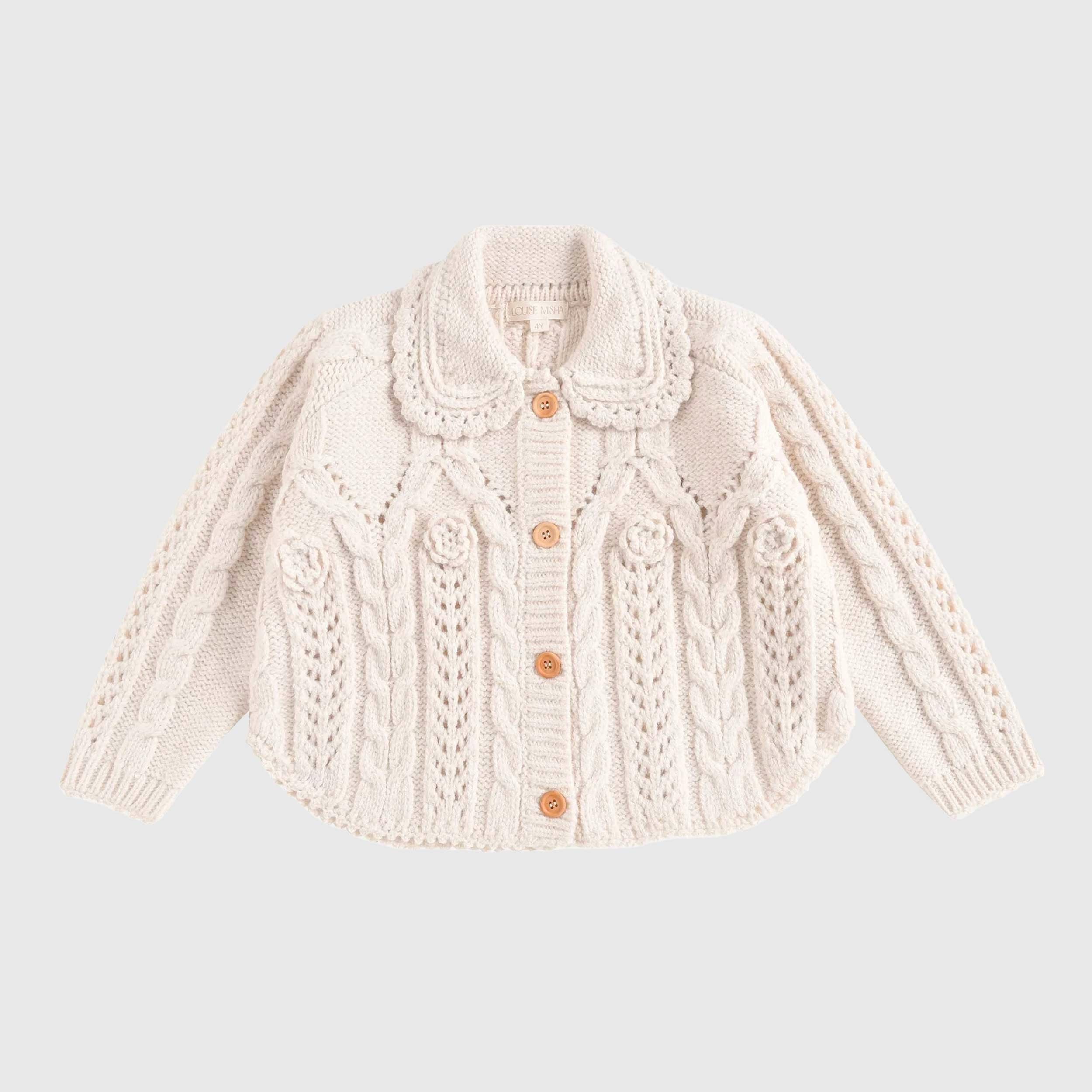 Cardigan Khellana A Trecce Firmata LOUISE MISHA - annameglio.com abbigliamento moda