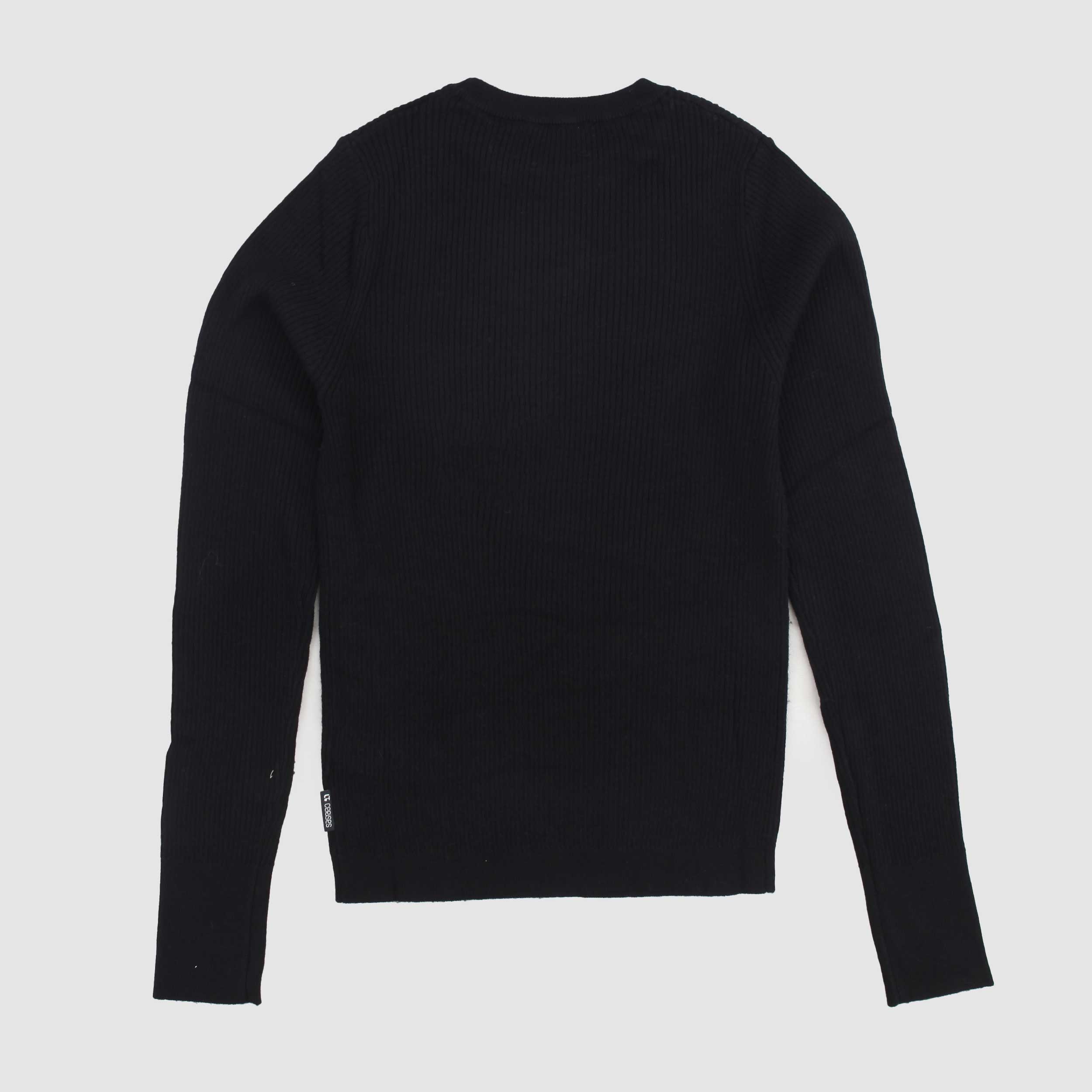 Maglione Nero A Coste By LE TEMPS DES CERISES - annameglio.com abbigliamento moda