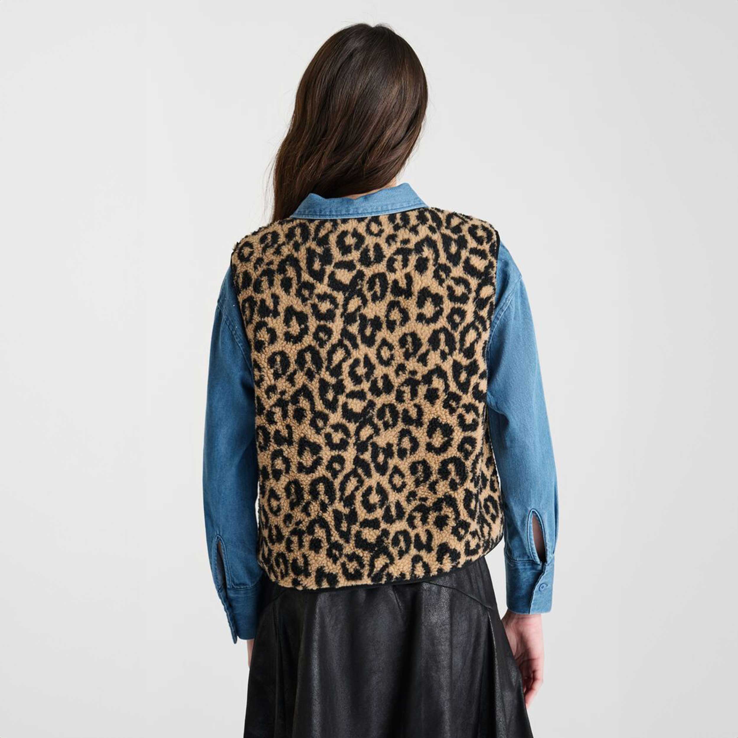 Giacca Leopardata Sherpa By LE TEMPS DES CERISES