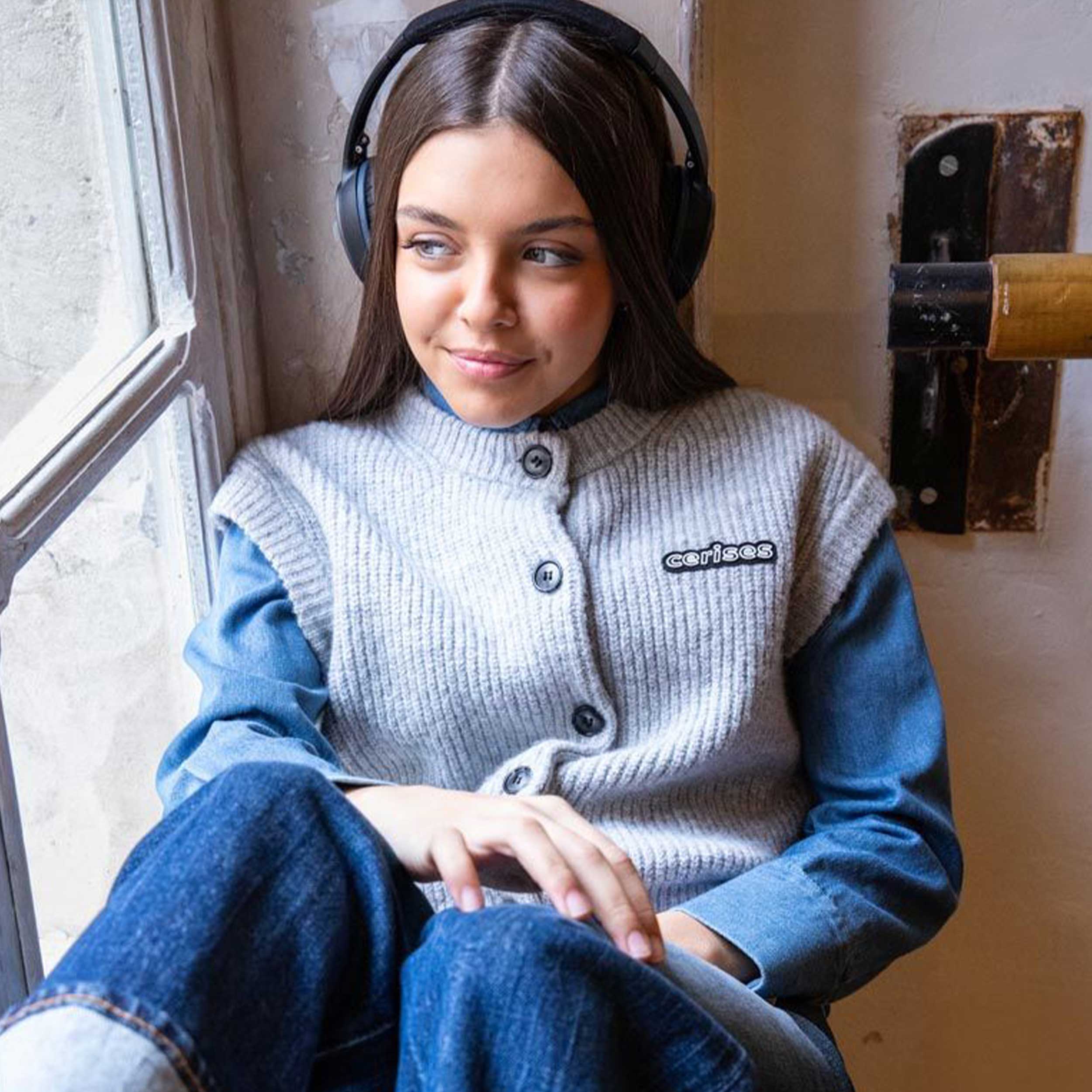 Gilet Grigio E Toppa Firmato LE TEMPS DES CERISES - annameglio.com abbigliamento moda