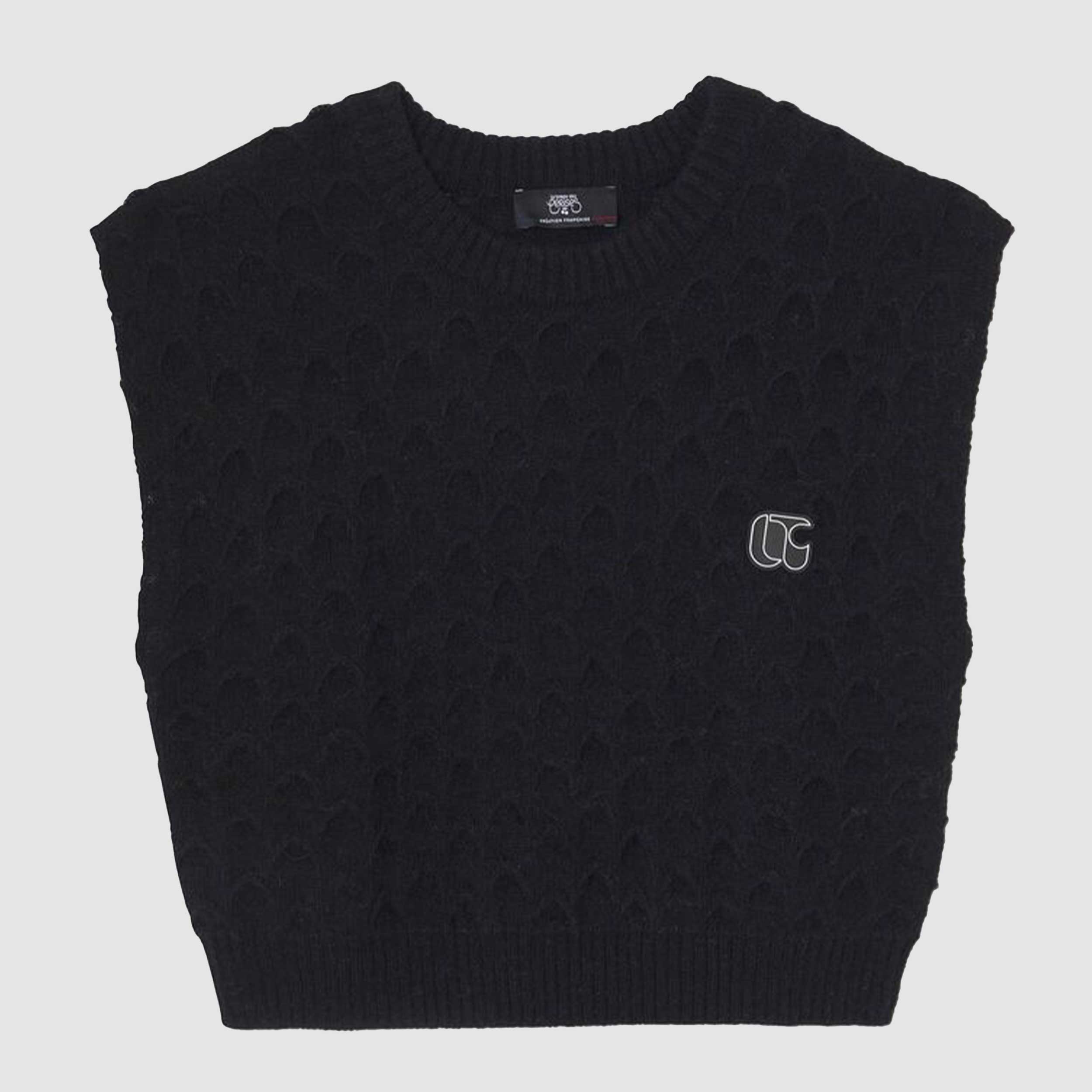 Gilet Nero A Maglia Firmato LE TEMPS DES CERISES - annameglio.com abbigliamento moda