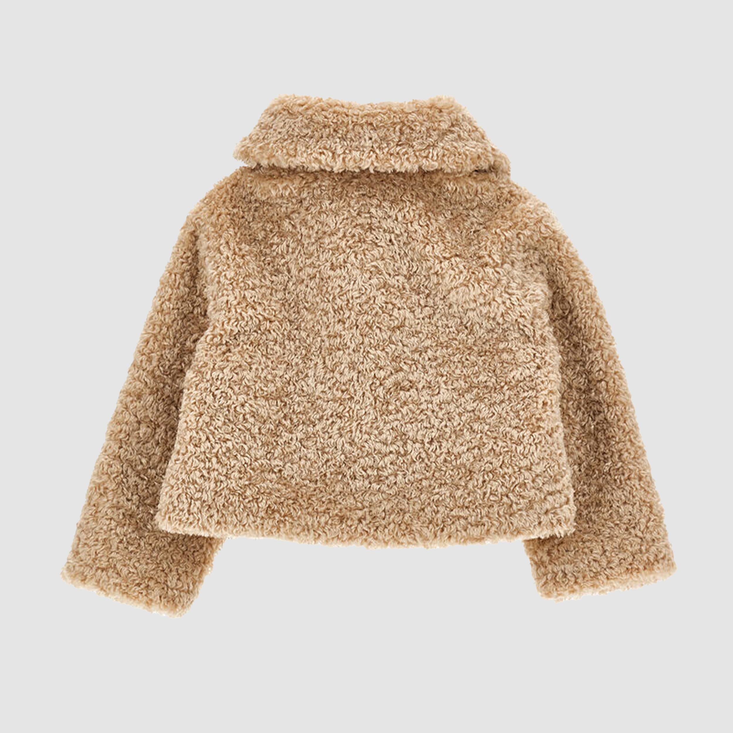 Giacca Teddy Marrone Firmata MONNALISA - annameglio.com abbigliamento moda