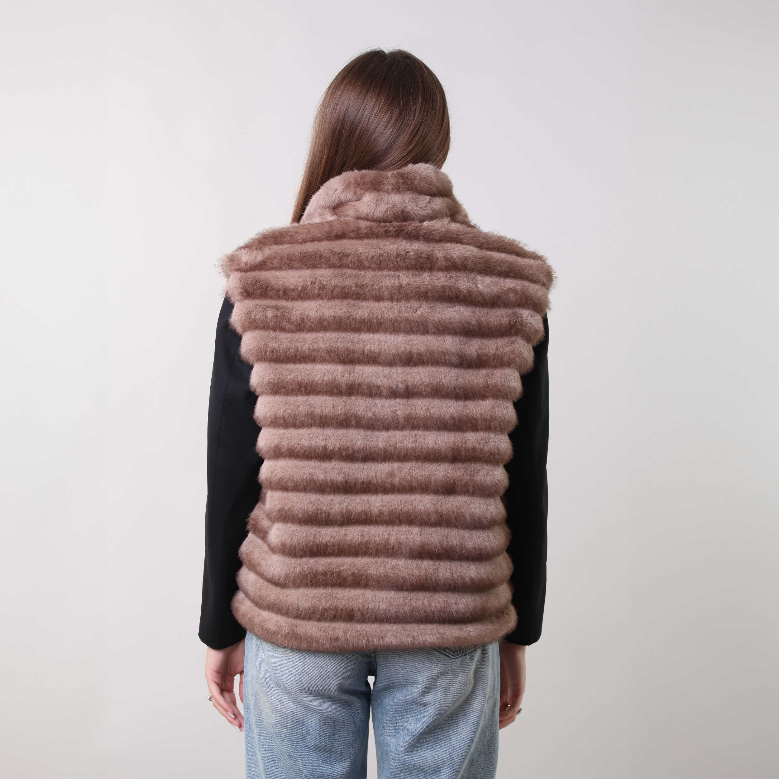 Gilet Teddy Marrone Firmato MONNALISA - annameglio.com abbigliamento moda