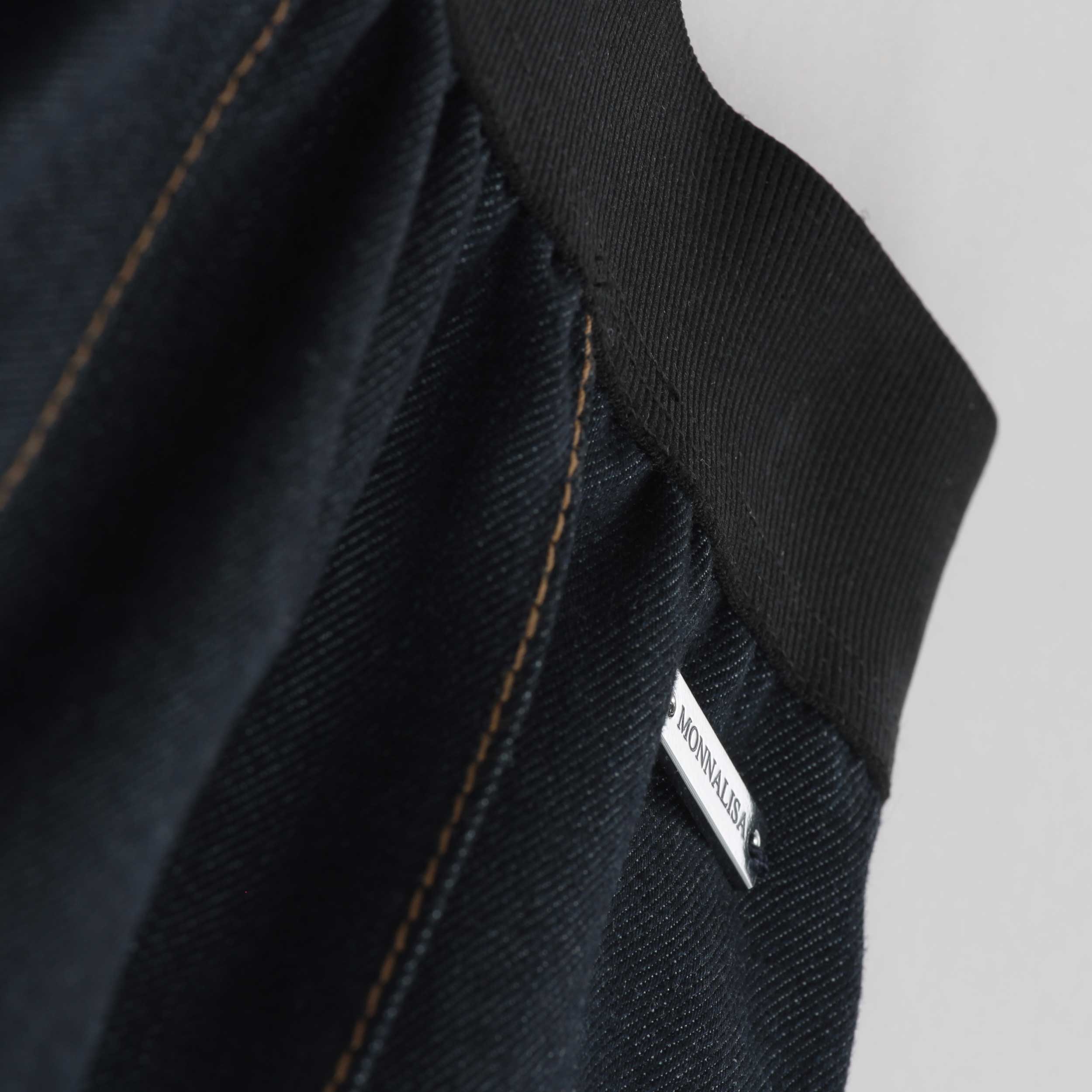 Pantalone Nero Con Targhetta Firmato MONNALISA - annameglio.com abbigliamento moda