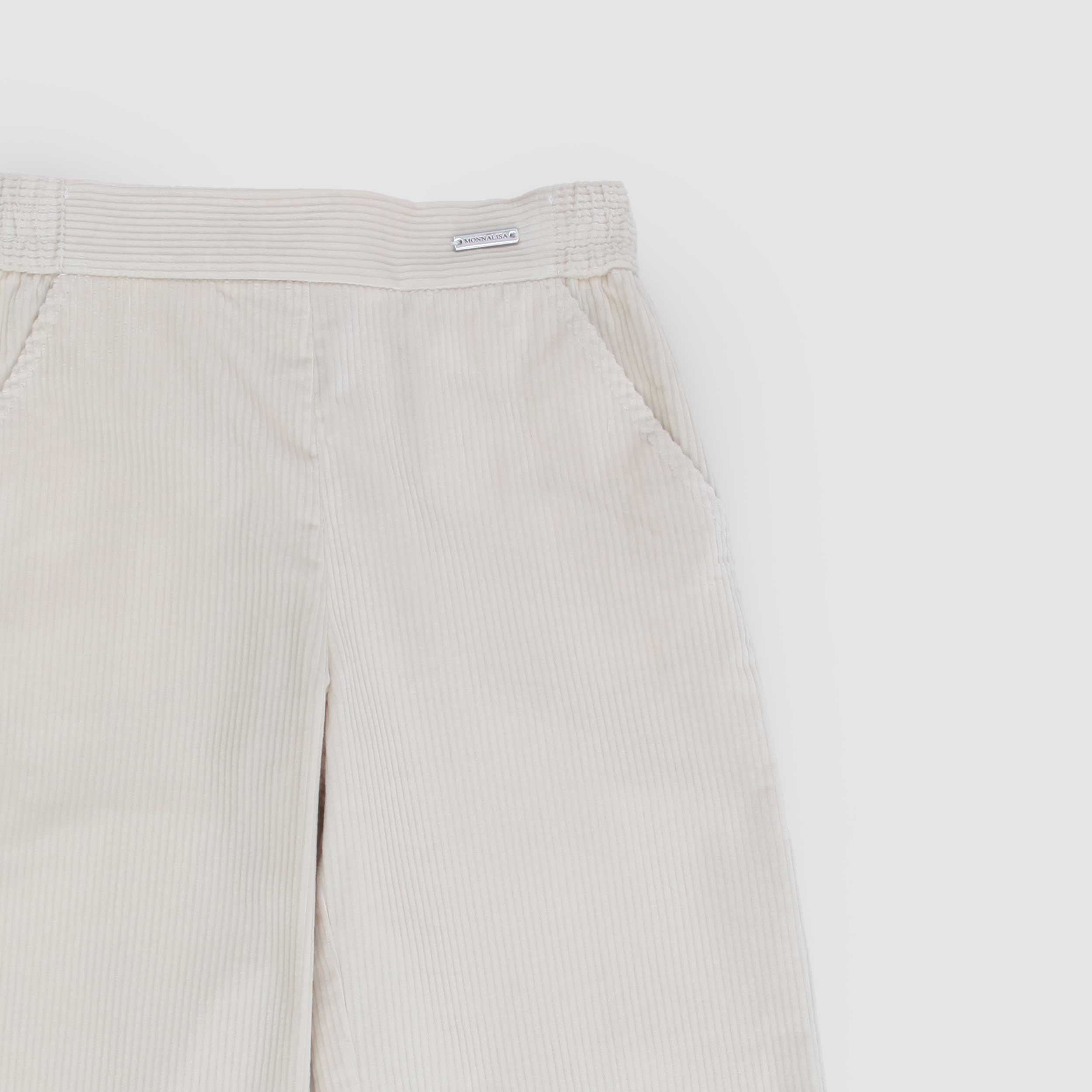 Pantalone Panna A Palazzo Firmato MONNALISA - annameglio.com abbigliamento moda