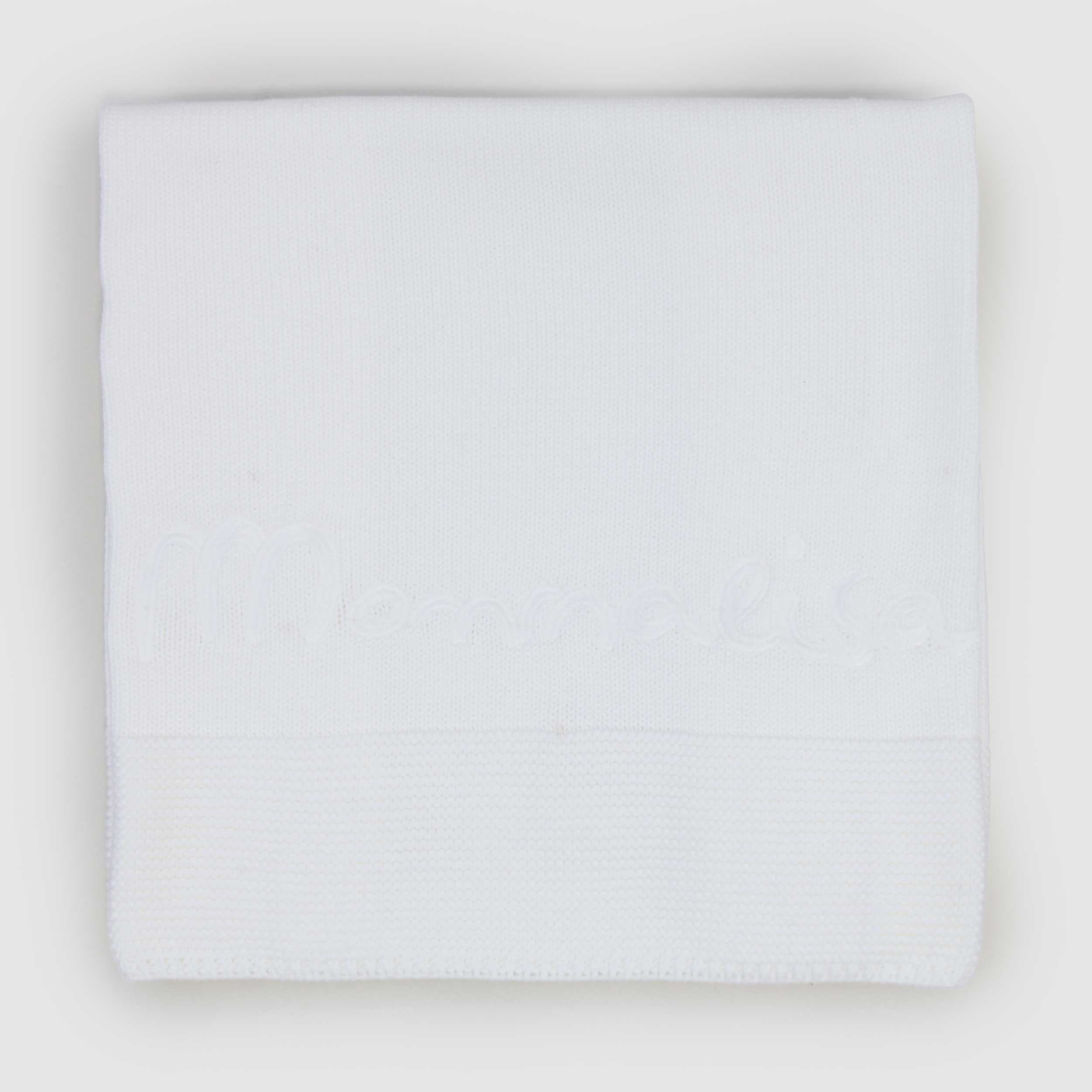 Copertina Bianca Ricamata Firmata MONNALISA - annameglio.com abbigliamento moda