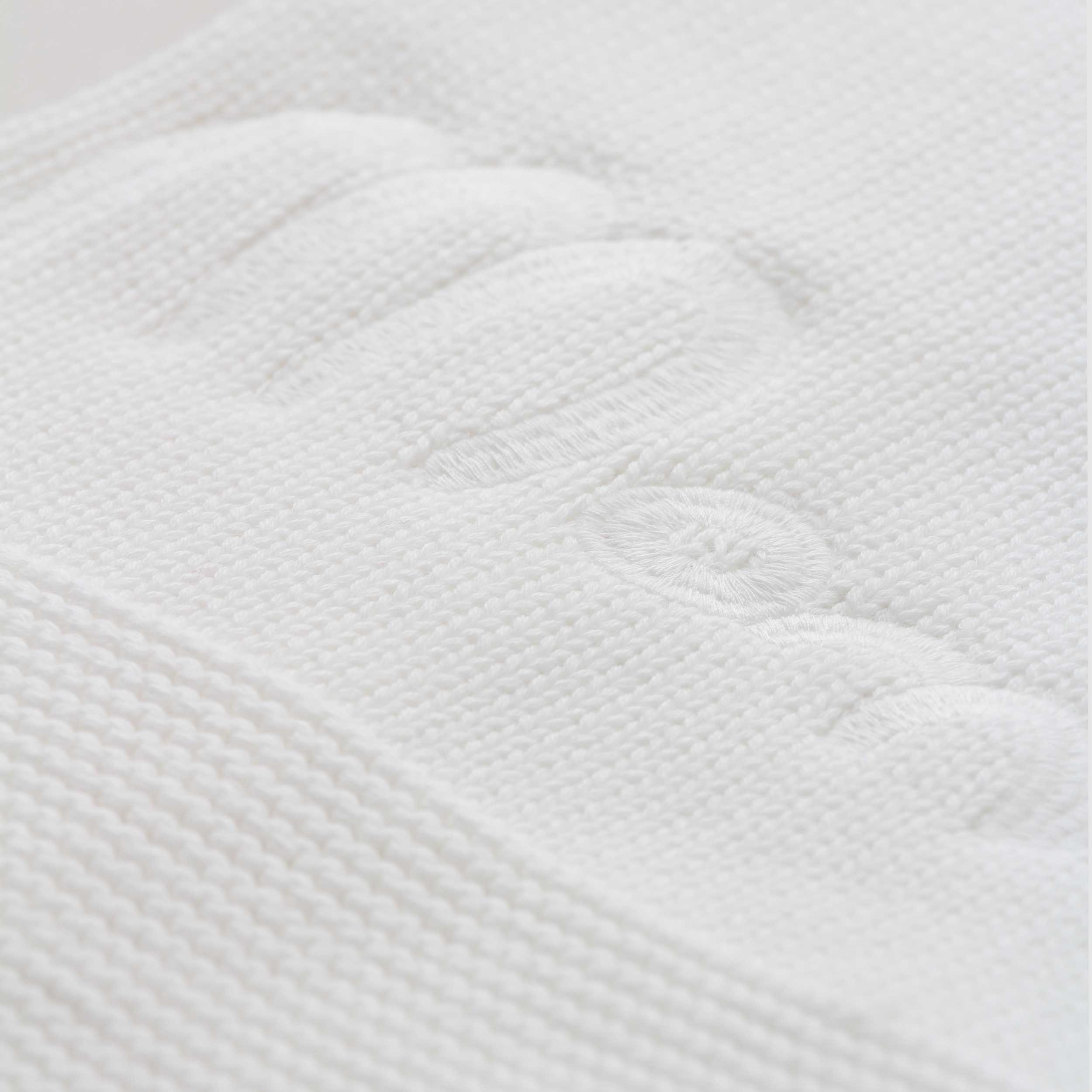 Copertina Bianca Ricamata Firmata MONNALISA - annameglio.com abbigliamento moda