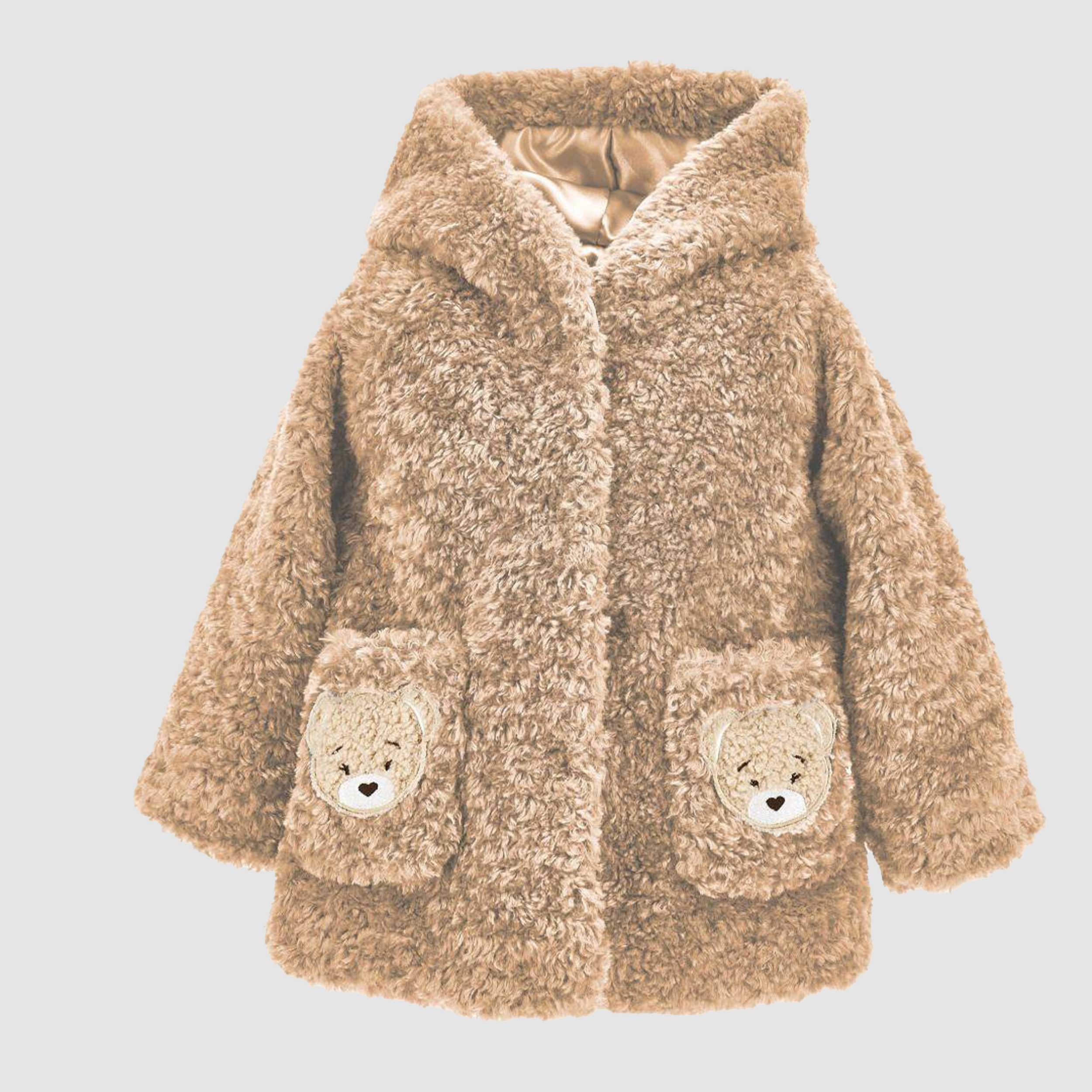 Cappotto Beige Con Tasche Firmato MONNALISA - annameglio.com abbigliamento moda