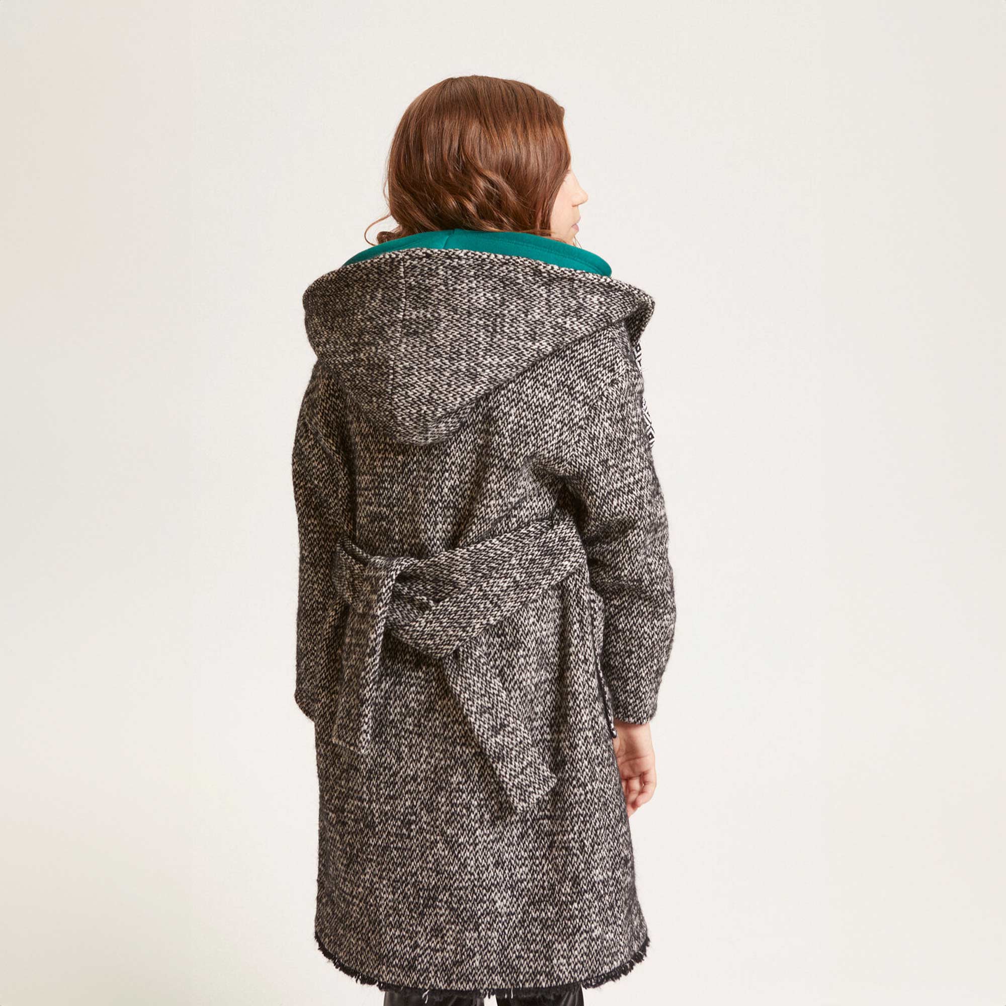 Cappotto Grigio Con Cappuccio Firmato MONNALISA - annameglio.com abbigliamento moda