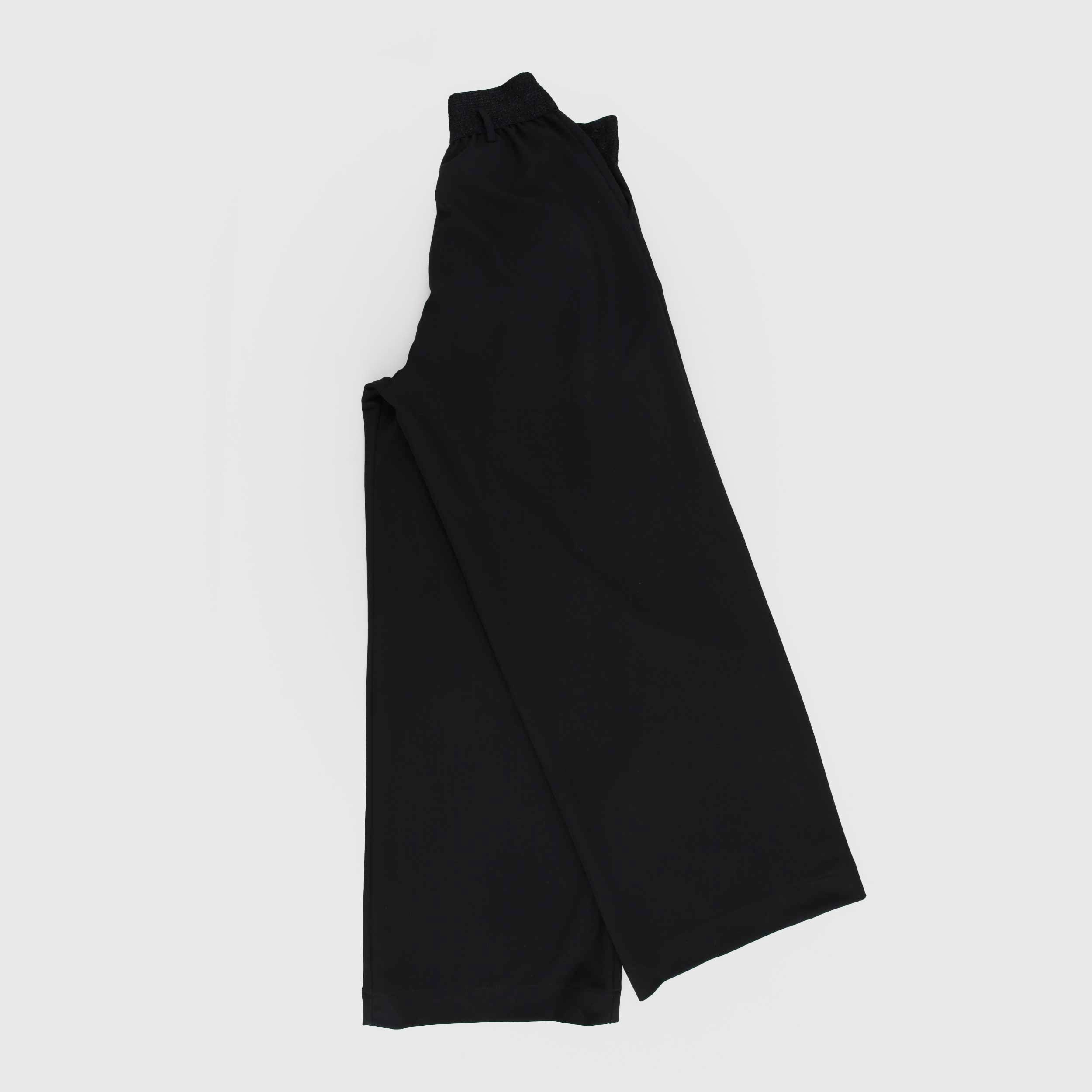 Pantalone Nero Con Elastico Firmato MONNALISA - annameglio.com abbigliamento moda