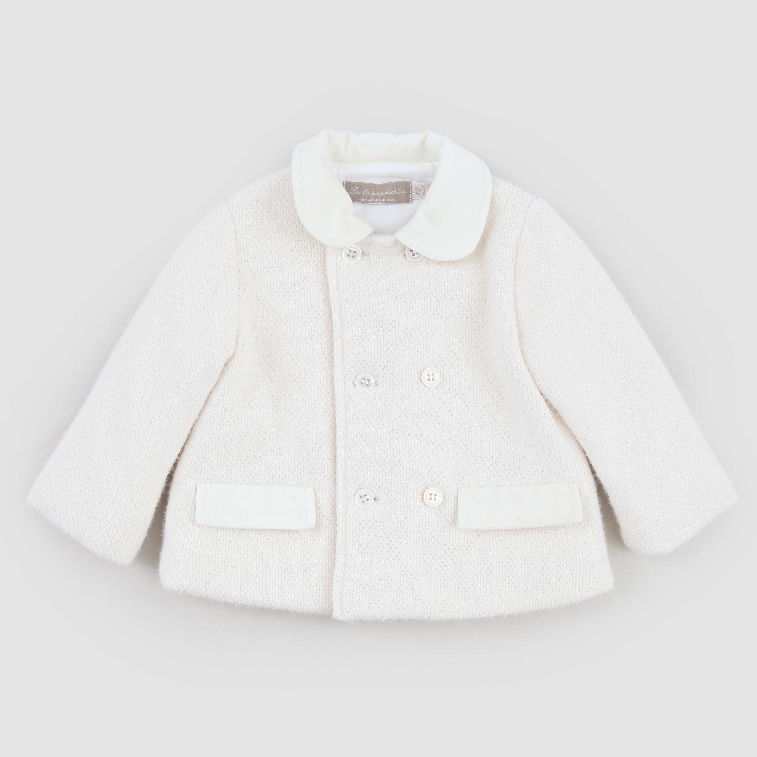 Cappotto Latte Doppiopetto Firmato LA STUPENDERIA - annameglio.com abbigliamento moda