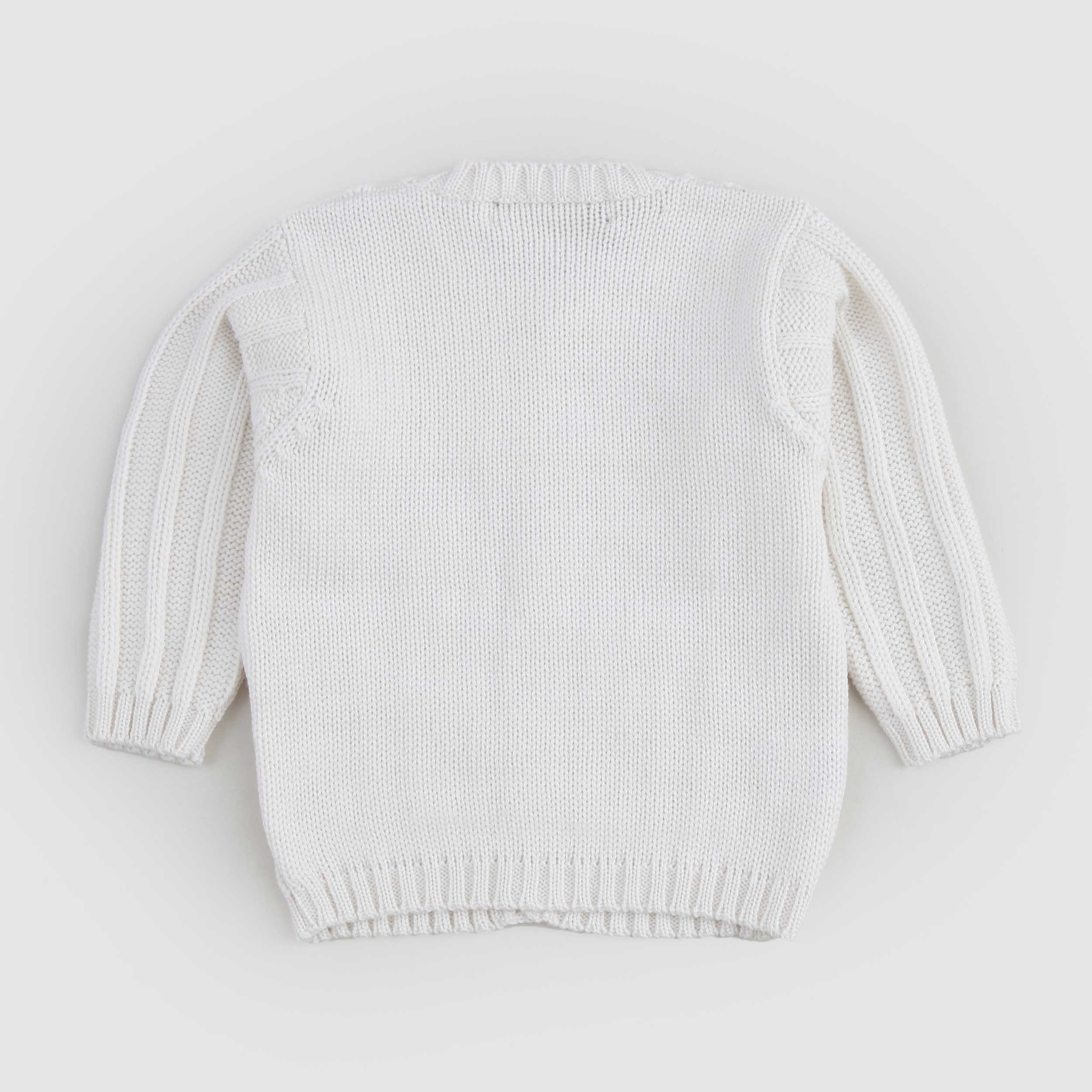 Cardigan Girocollo Latte Firmato LA STUPENDERIA - annameglio.com abbigliamento moda