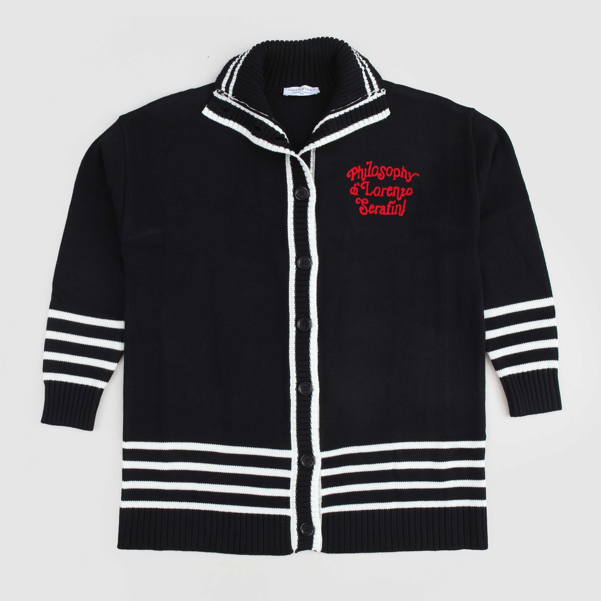 Maglioncino Nero Con Logo Firmato PHILOSOPHY - annameglio.com abbigliamento moda