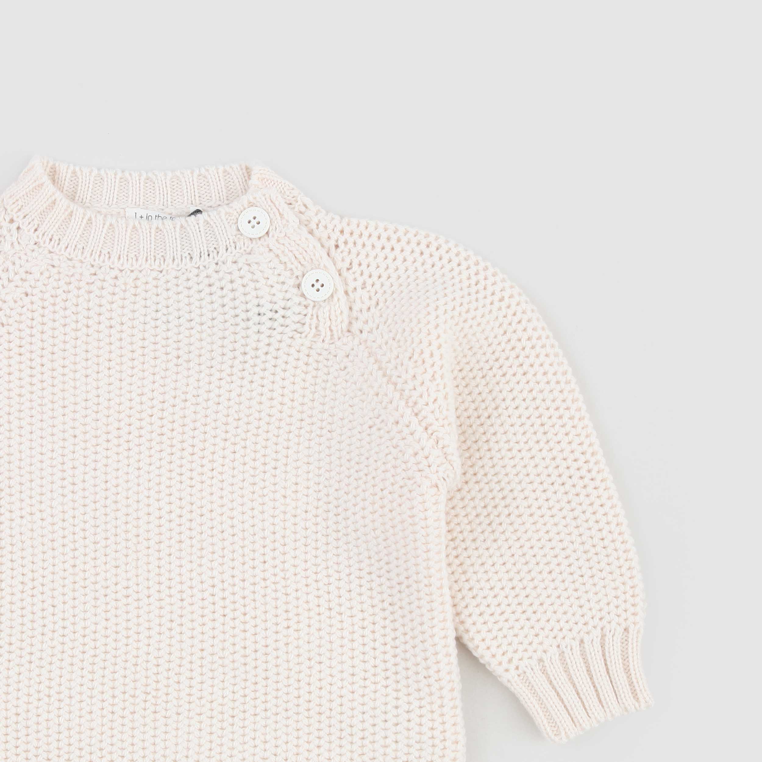 Maglioncino Panna Firmato ONE MORE IN THE FAMILY - annameglio.com abbigliamento moda