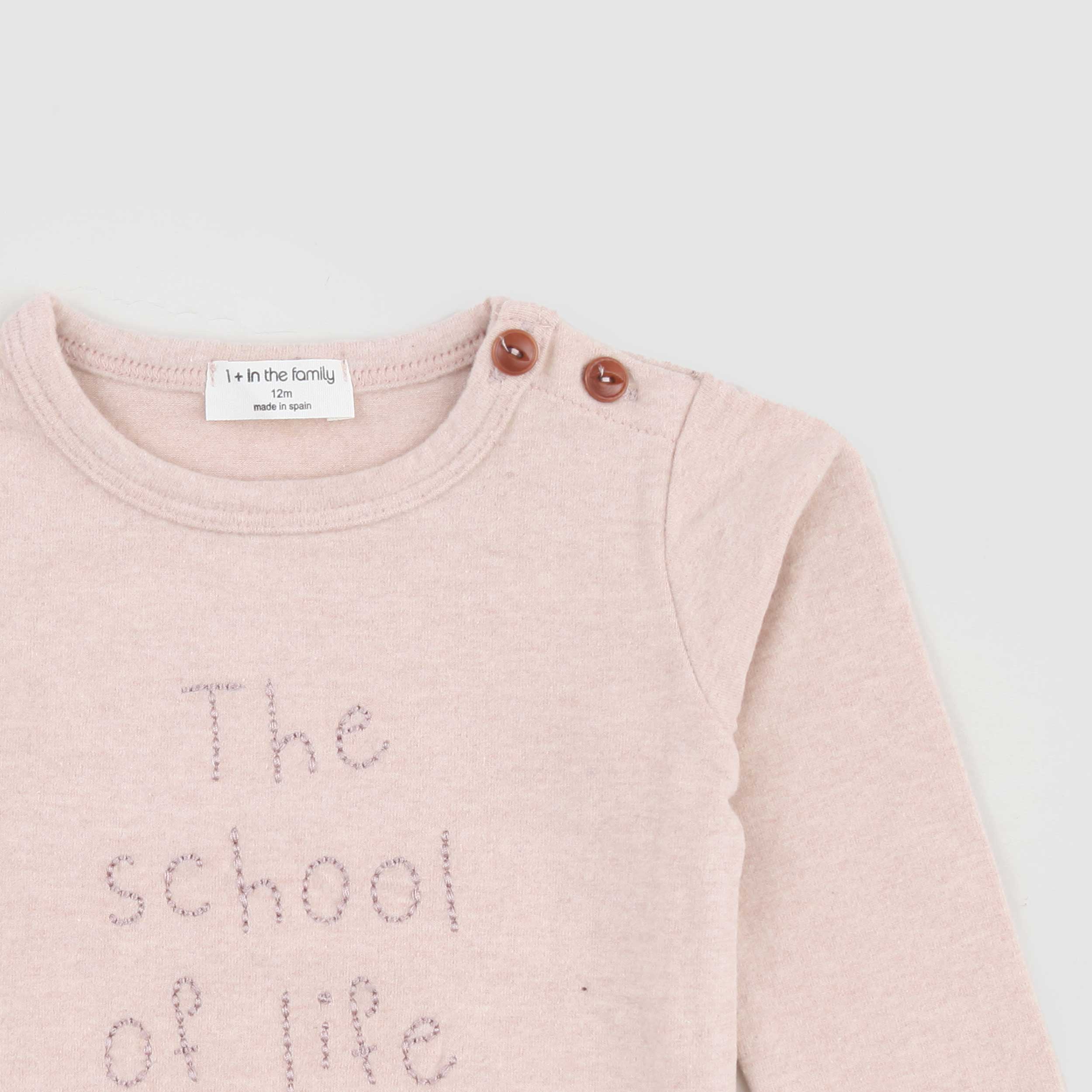 T-shirt Rosa Firmata ONE MORE IN THE FAMILY - annameglio.com abbigliamento moda